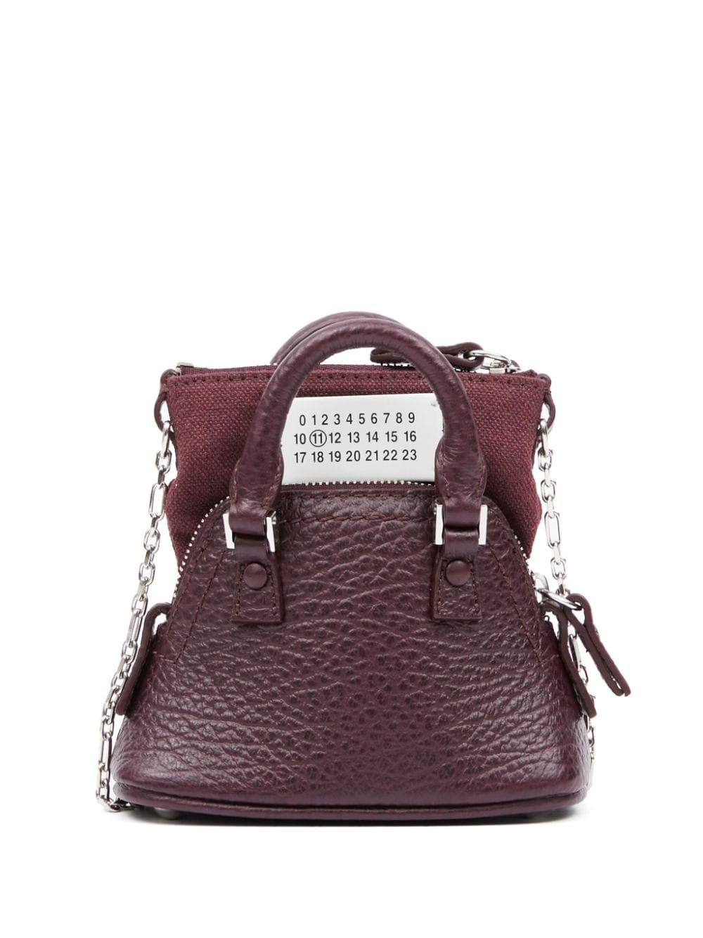 mini 5AC leather tote bag - 1