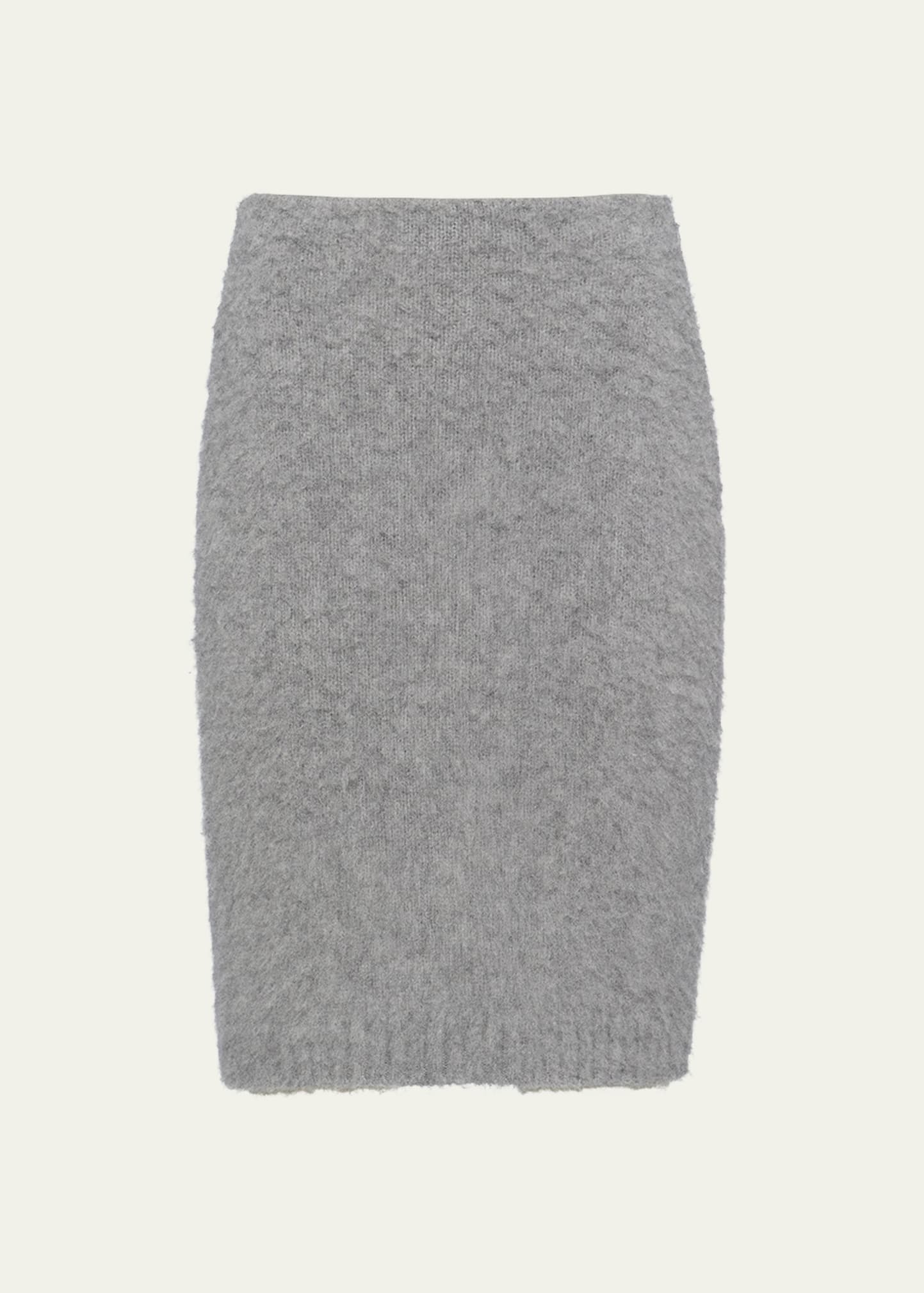 Pencil Cashmere Skirt - 1