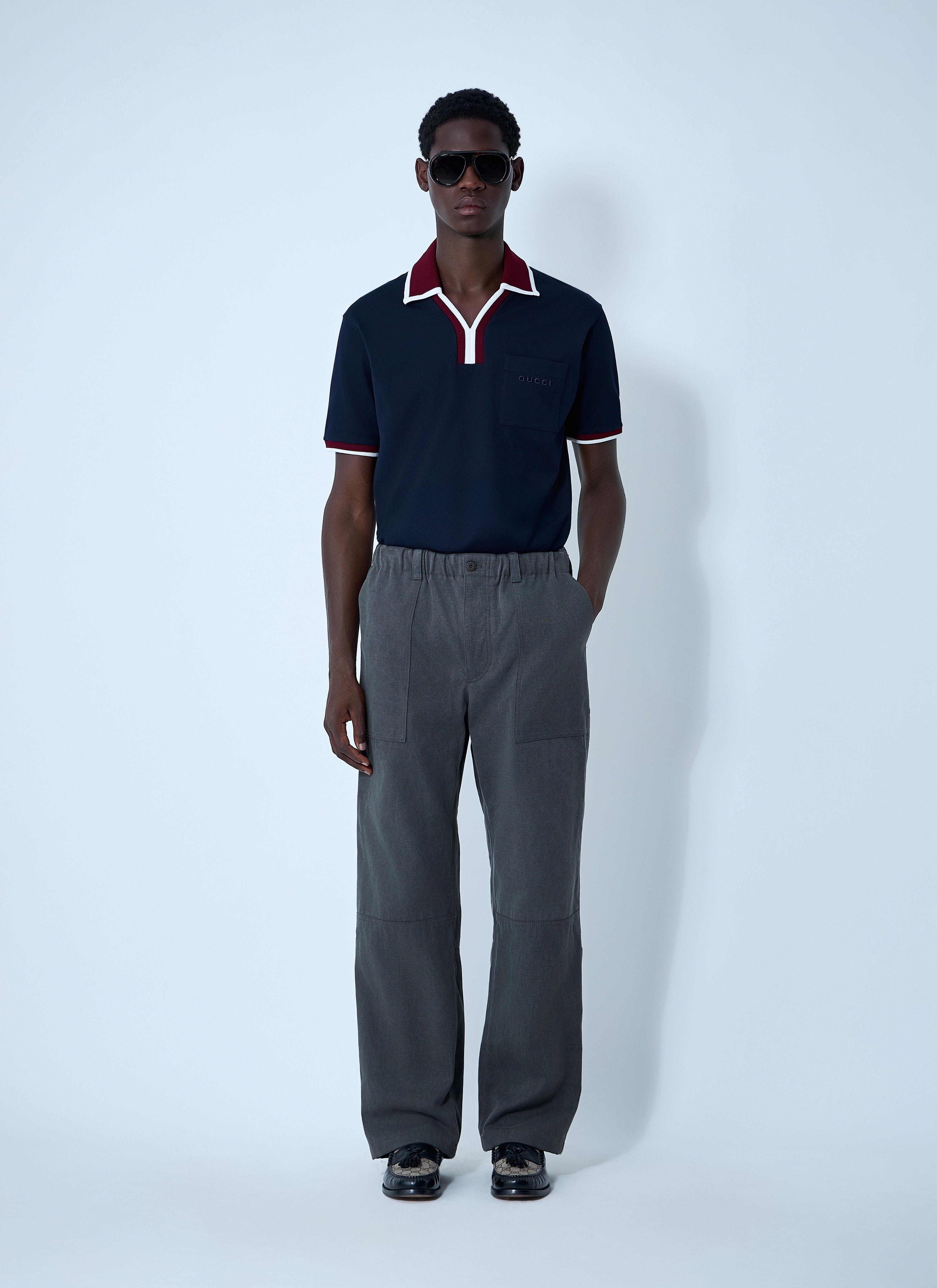 Logo Motif Polo Shirt - 2