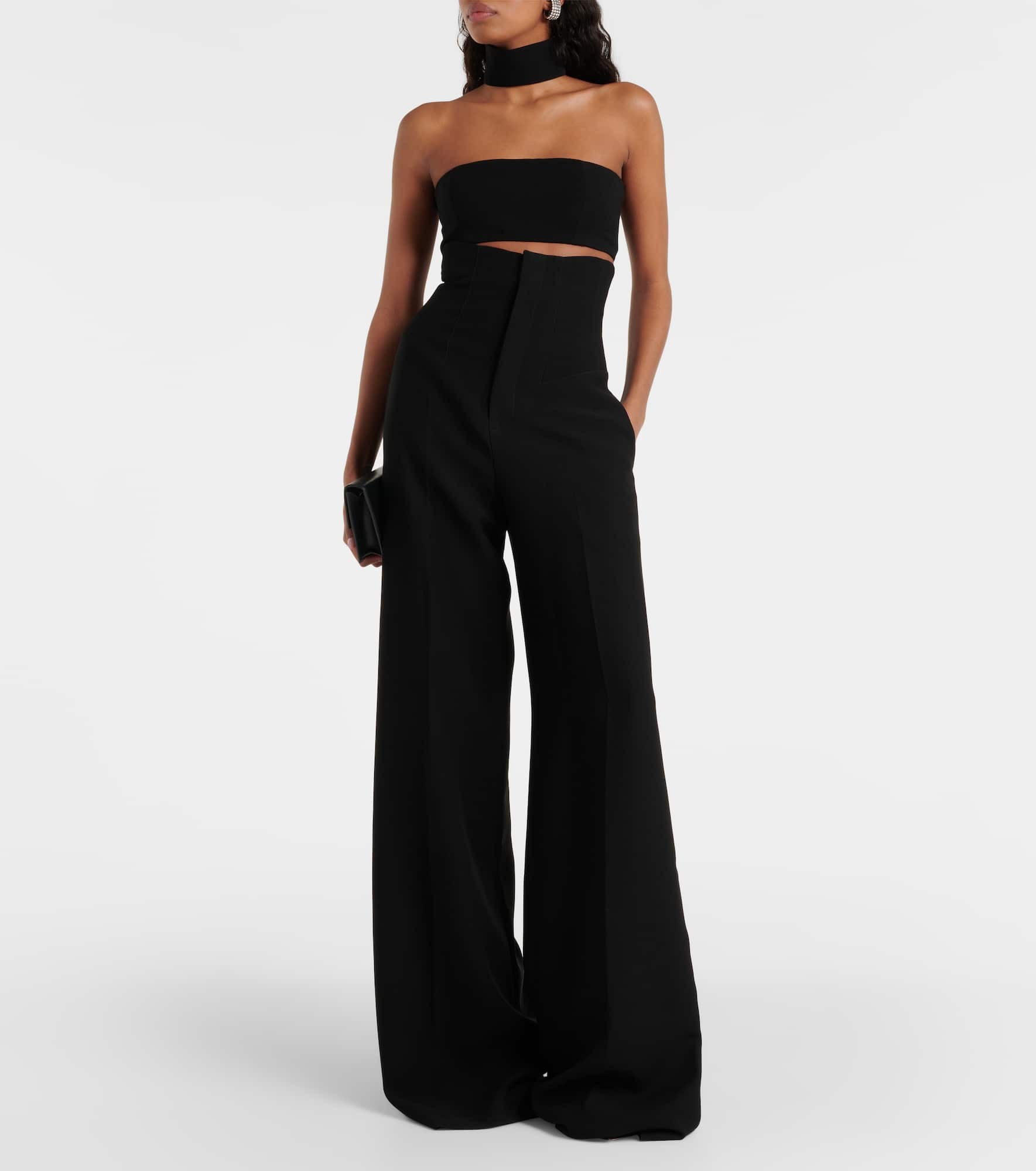 Crêpe bandeau top - 2