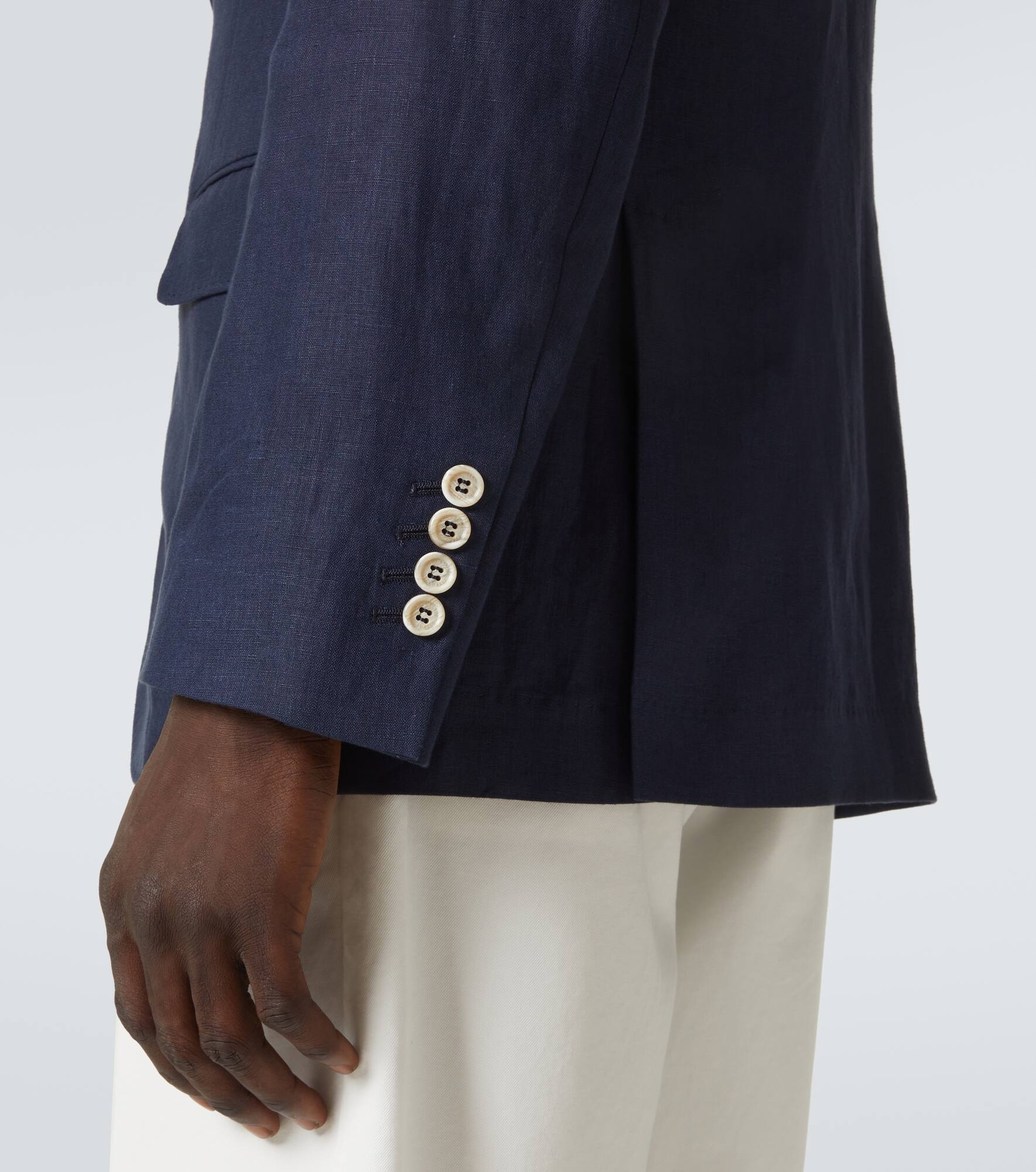 Linen blazer - 6