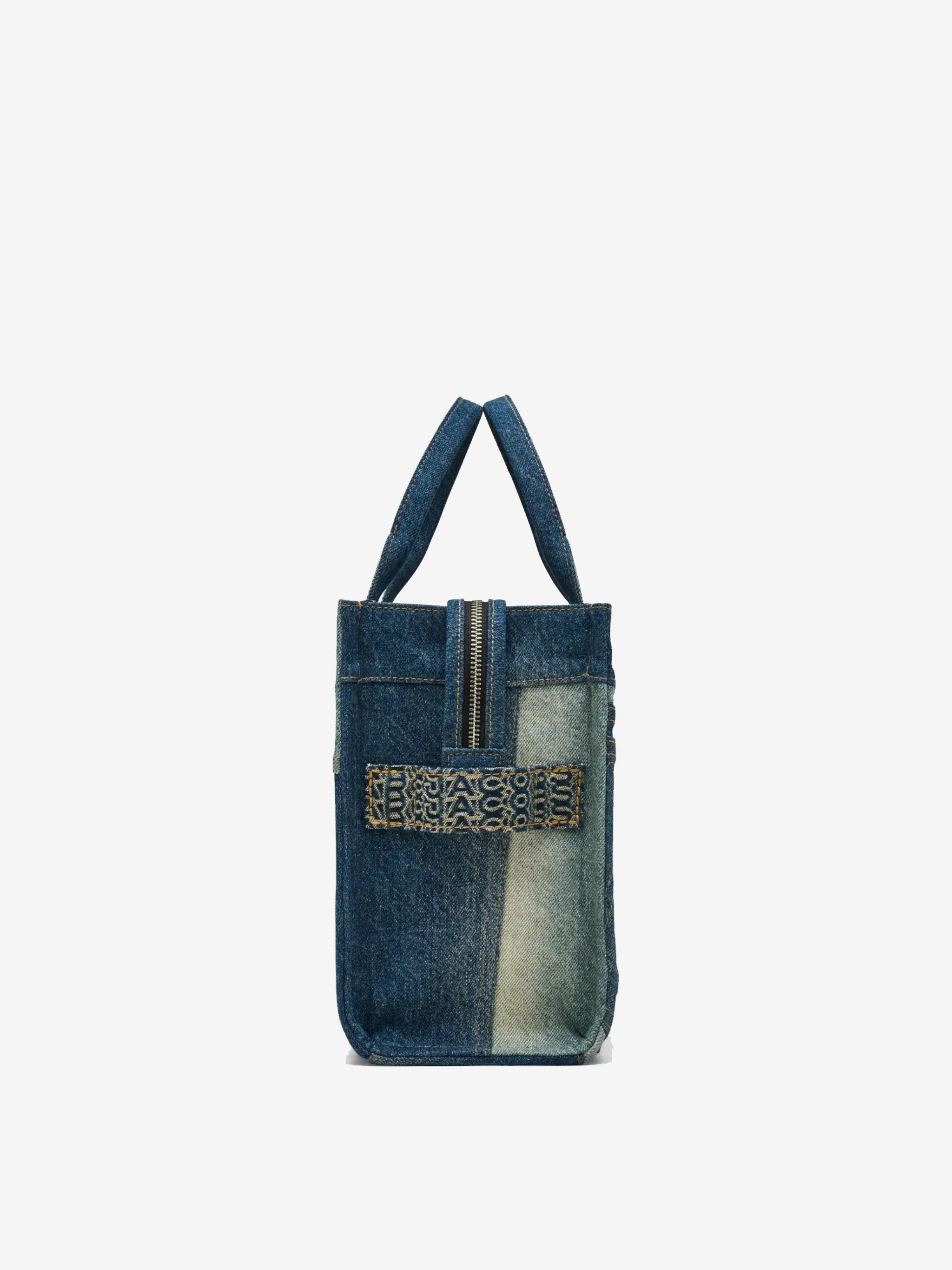 MARC JACOBS - Women The Medium Deconstructed Denim Tote Bag - 4