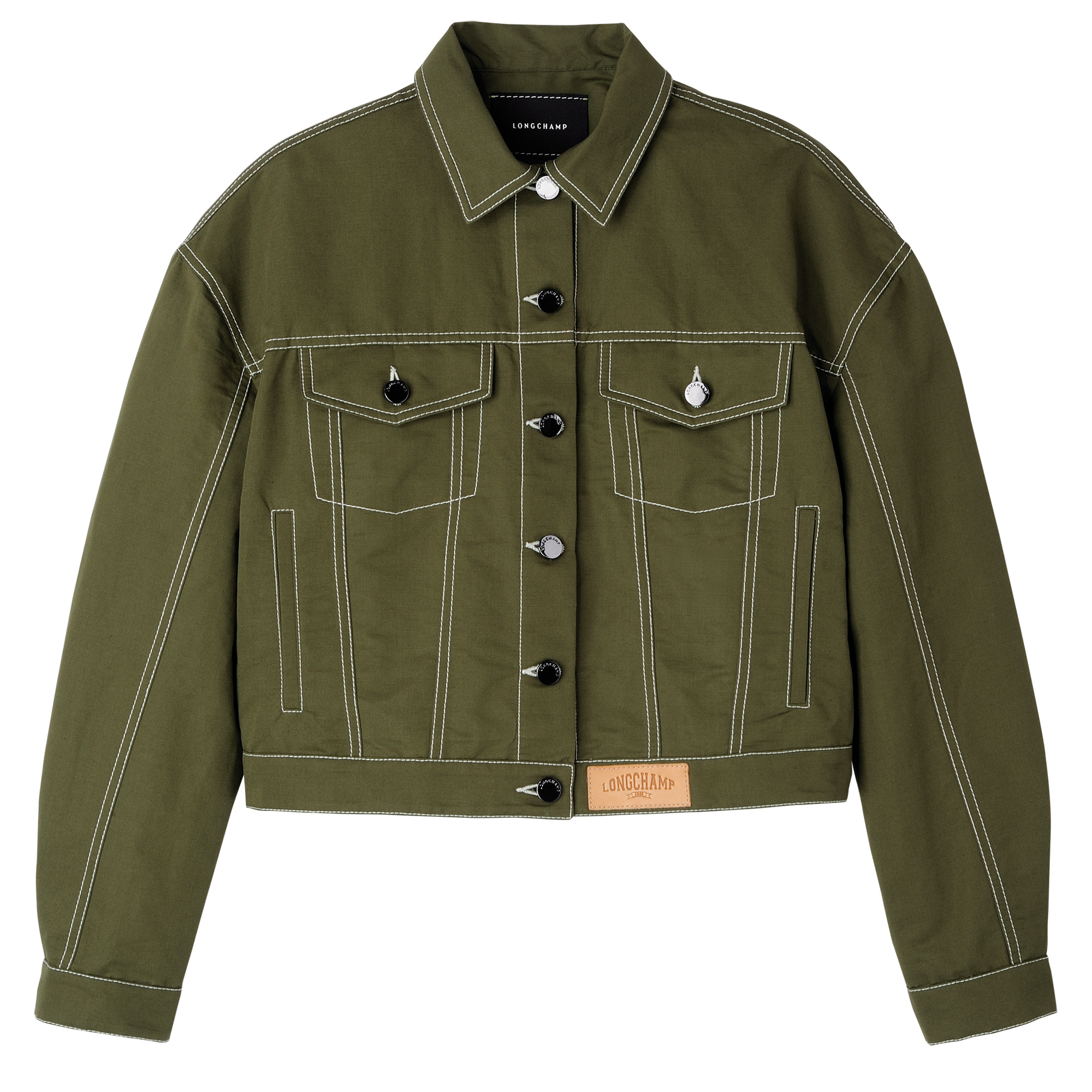 Jacket Khaki - Gabardine - 1