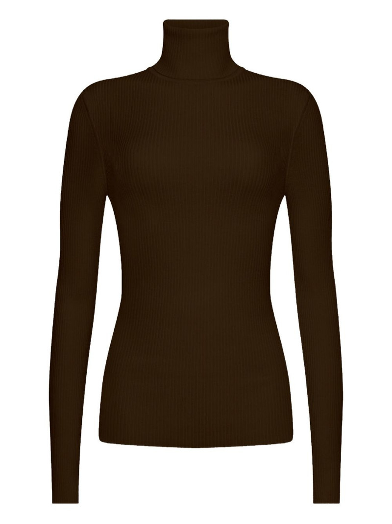 fine-rib turtleneck top 1
