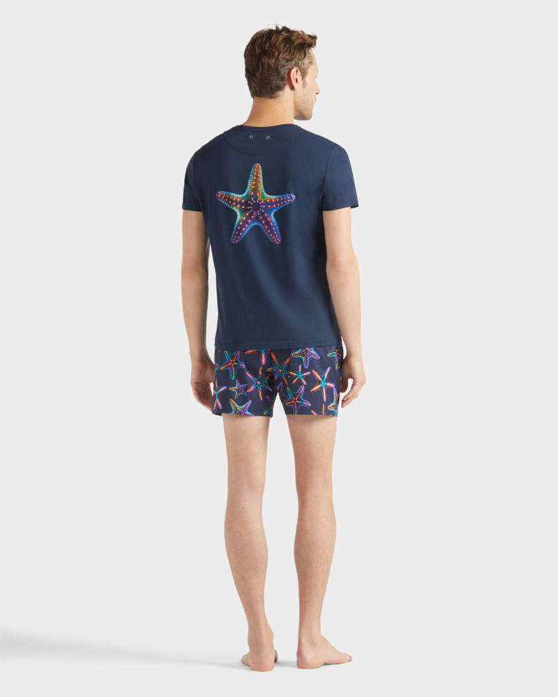 Men Organic Cotton T-shirt Disco Stars 3