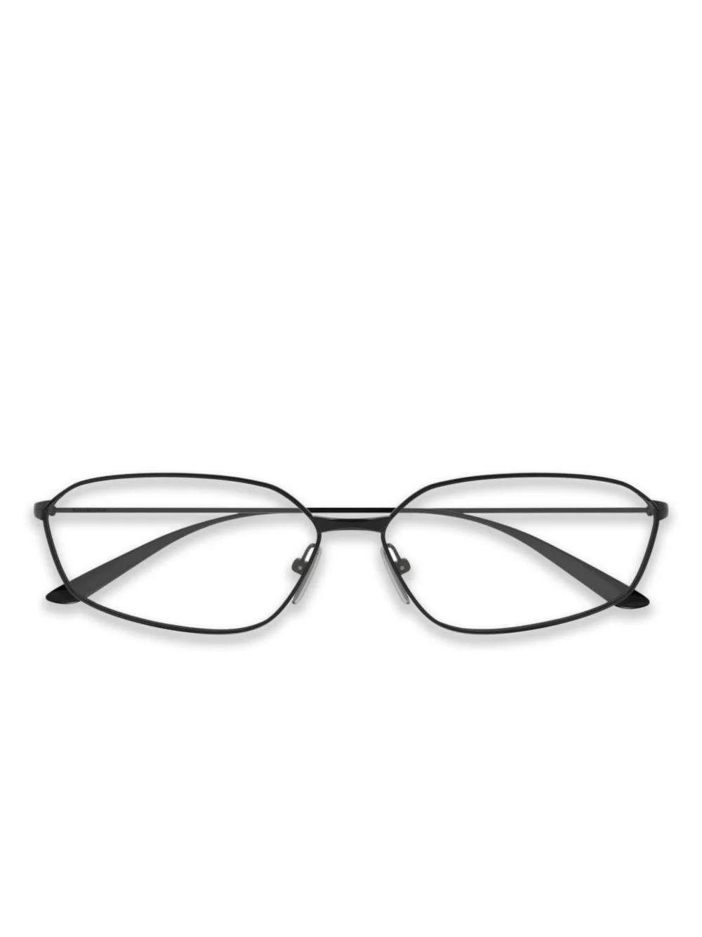 geometric-frame glasses - 1