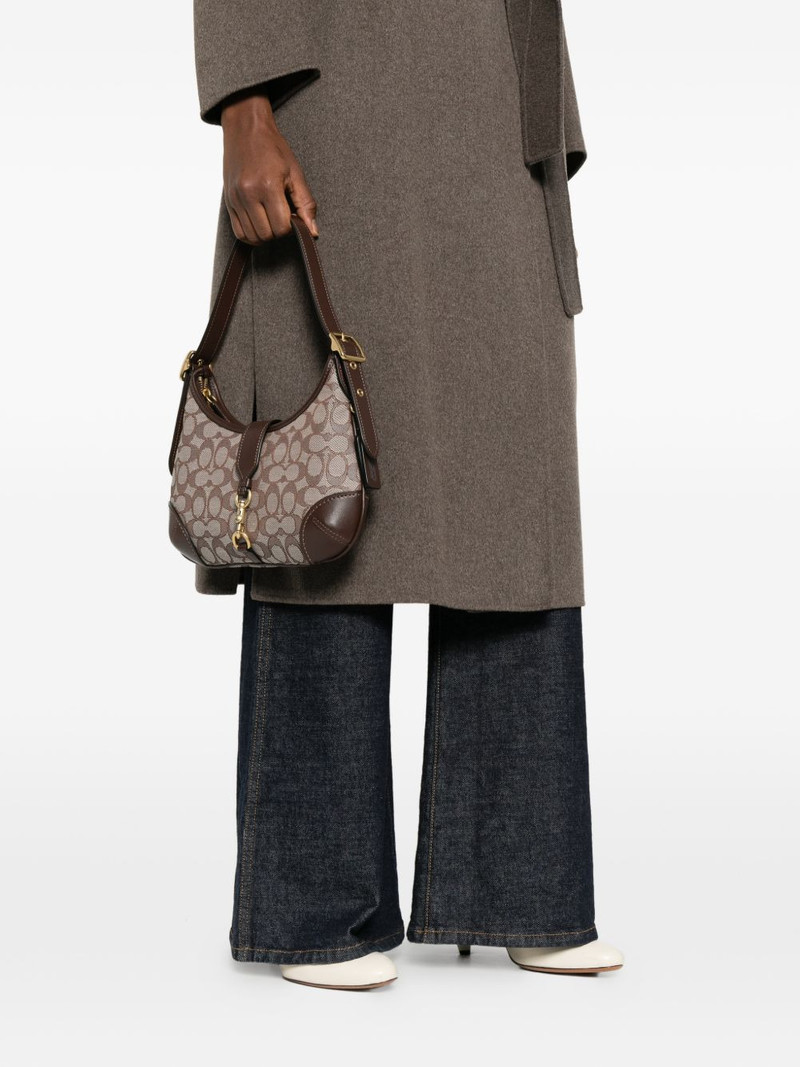 COACH Hamptonspatterned buckle shoulder  bag outlook