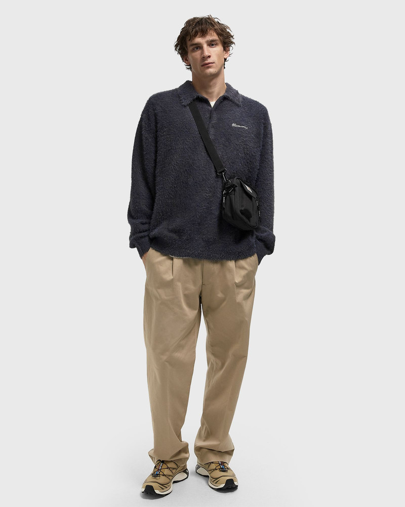 thisisneverthat® SCT-Logo Shaggy Knit Polo outlook