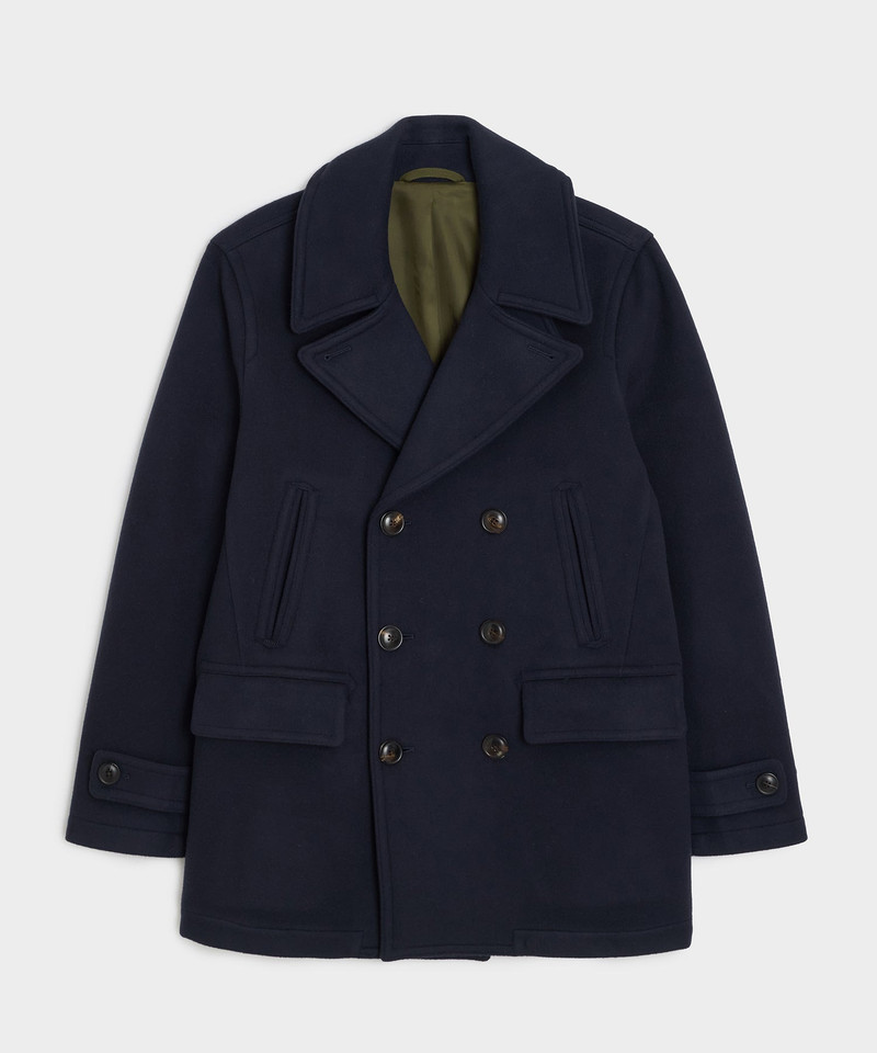Italian Wool-Alpaca Peacoat 1