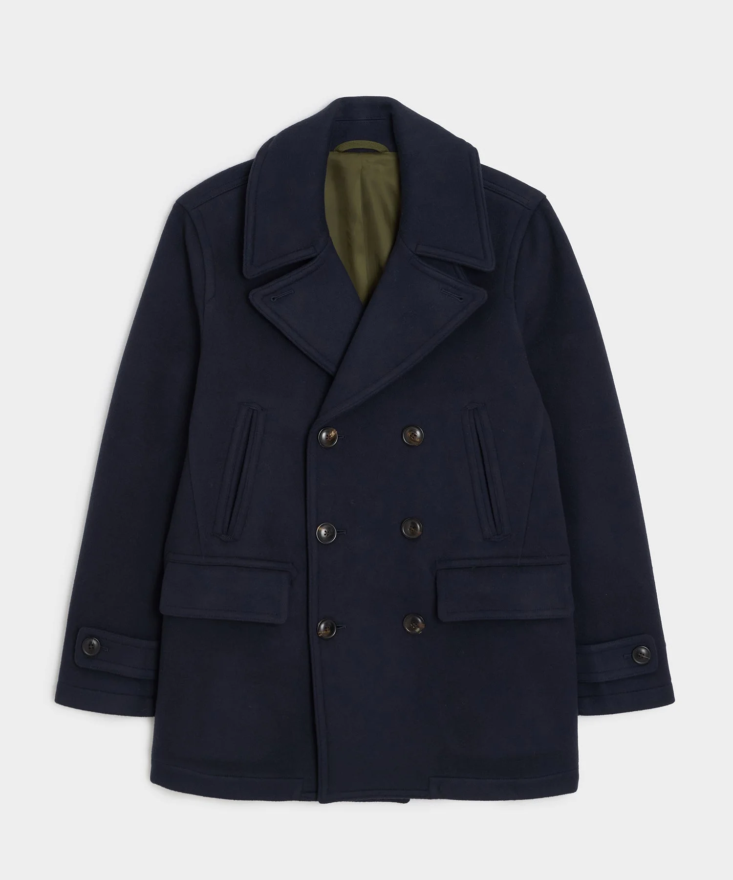 Italian Wool-Alpaca Peacoat - 1