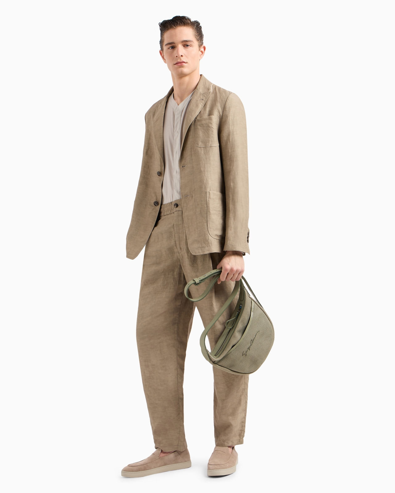 ASV V-neck shirt in cotton and silk - 4