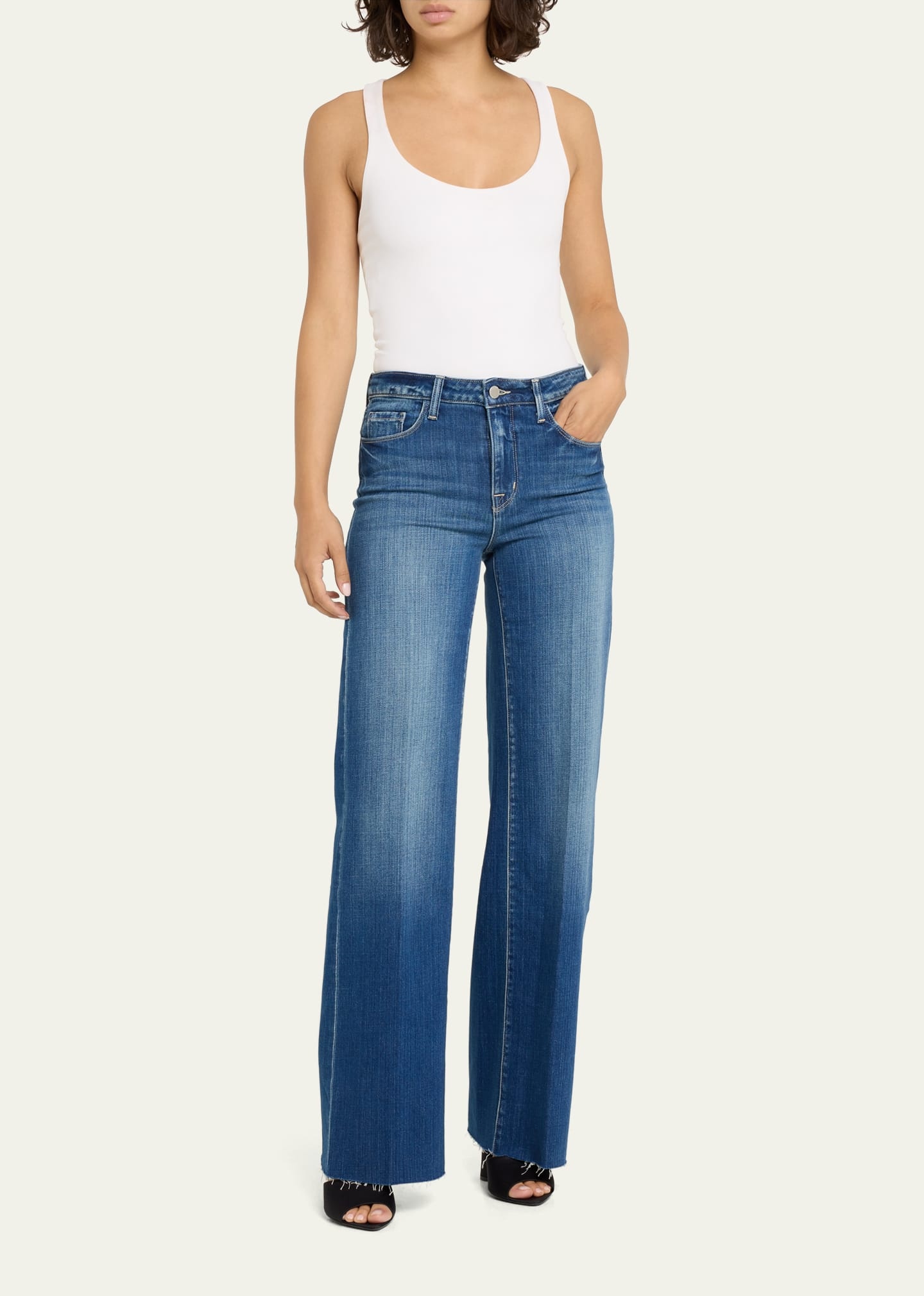 Scottie High Rise Wide-Leg Jeans - 2