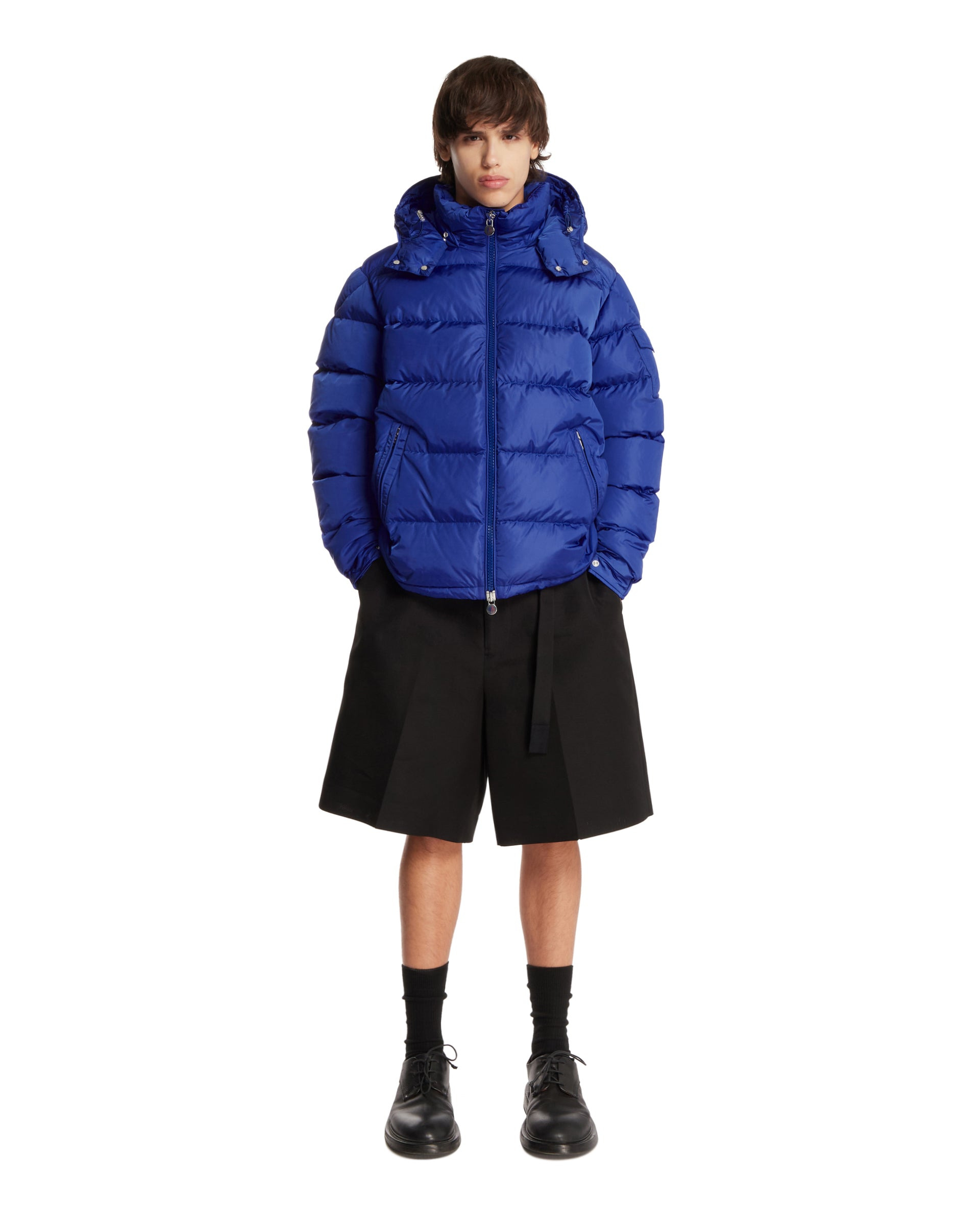 Blue Maya Short Down Jacket - 2