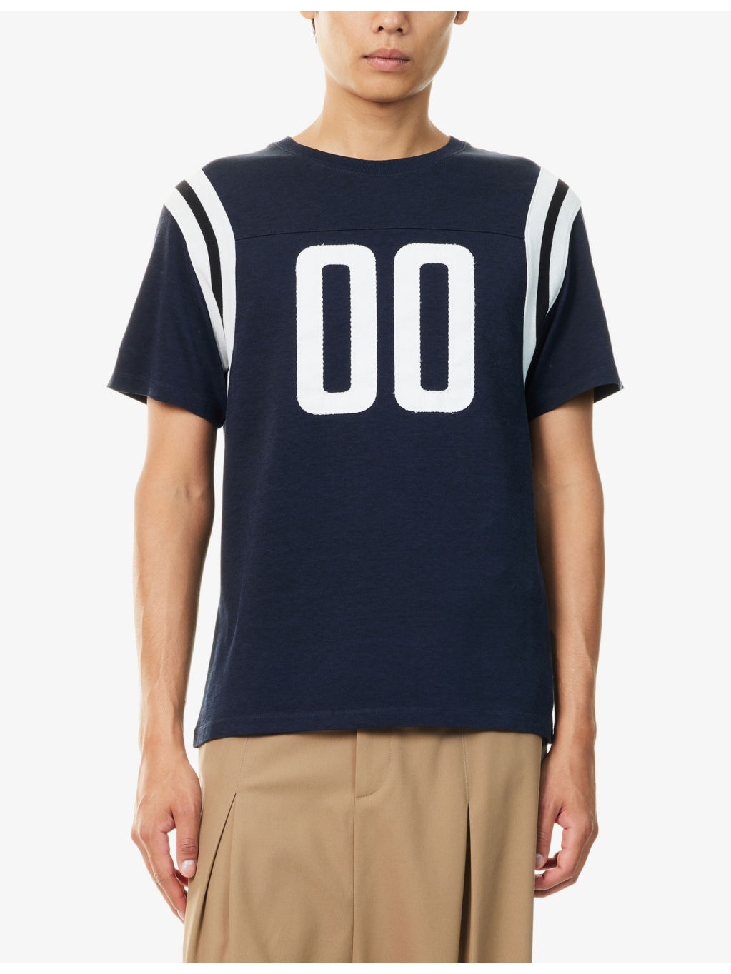 Patch Regular-Fit Cotton-Blend T-Shirt - 3