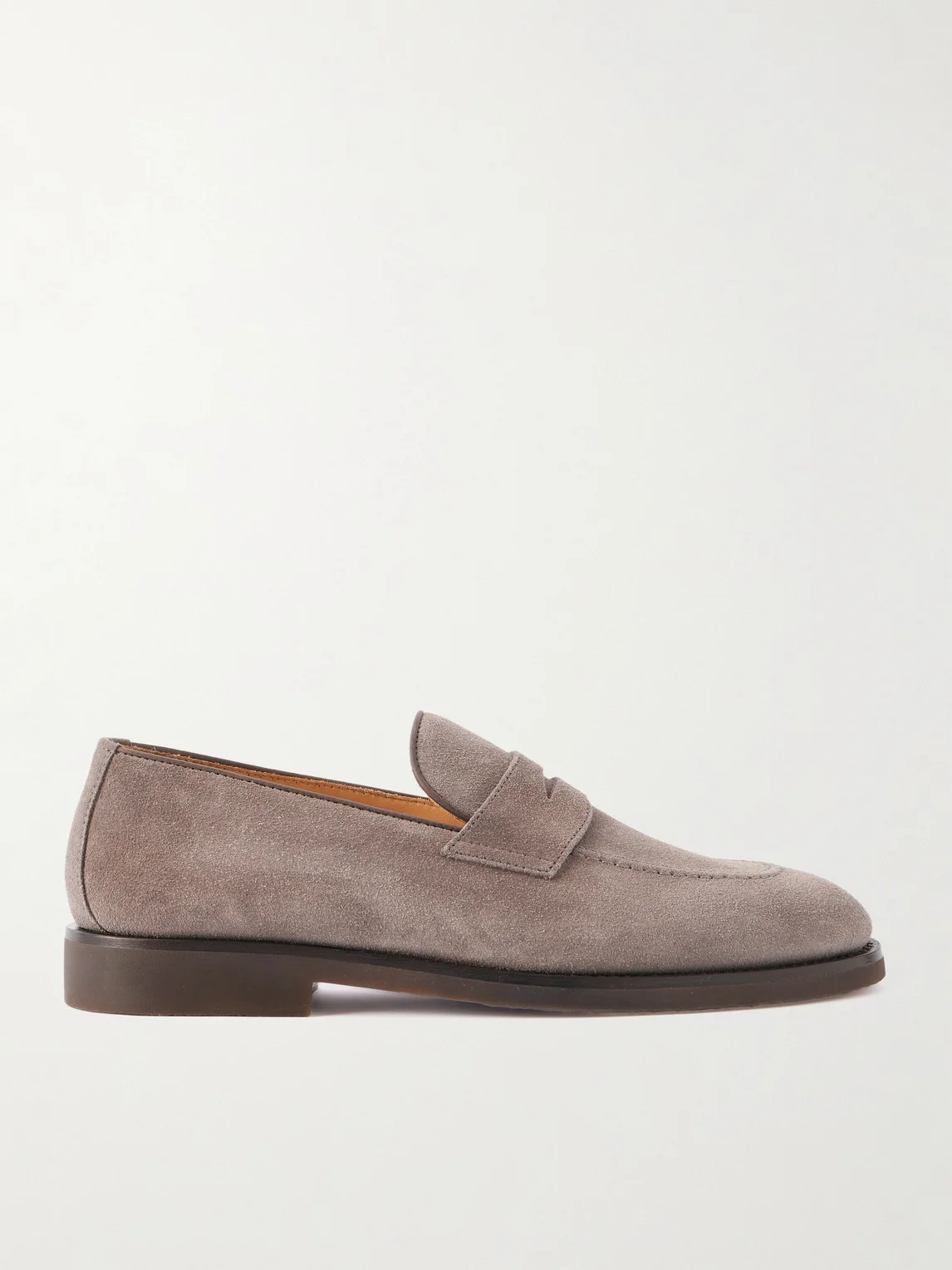 Suede Penny Loafers - 1