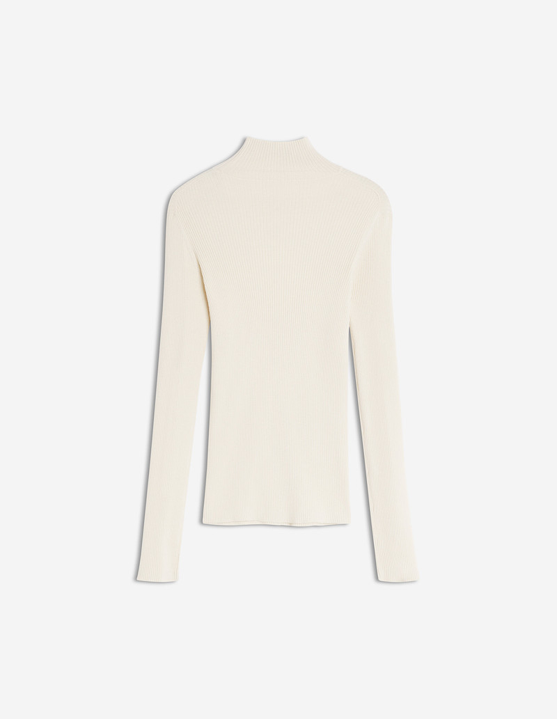 BABY FOX FINE WOOL RIB TURTLENECK JUMPER 6