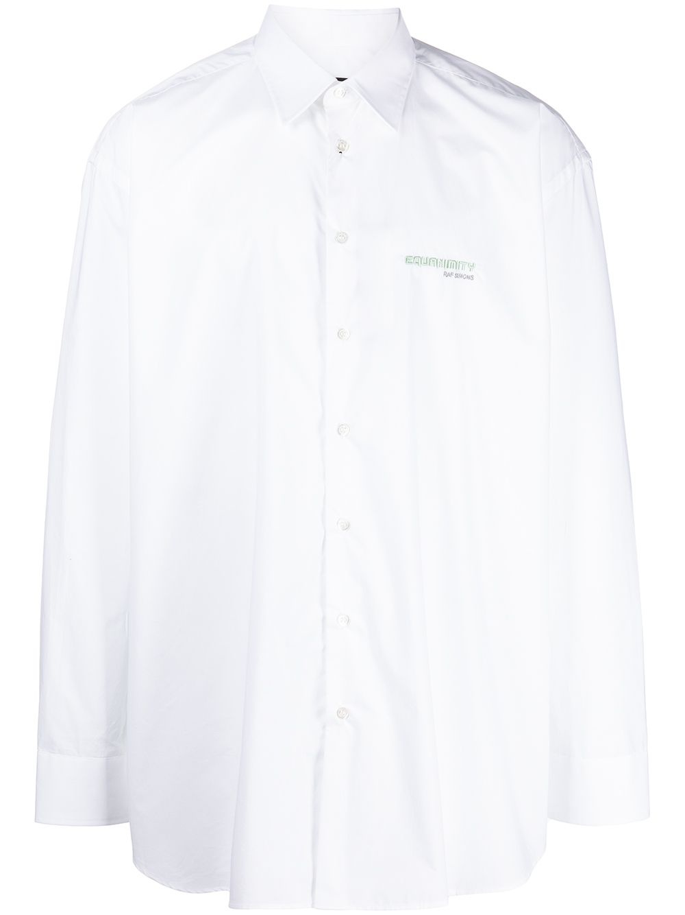 RAF SIMONS ポロシャツ M ホワイト/グレー 中古・古着通販】RAF SIMONS (ラフシモンズ) FRED PERRY