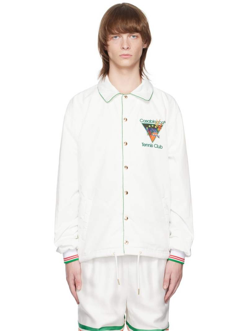 White 'Tennis Club' Jacket 1