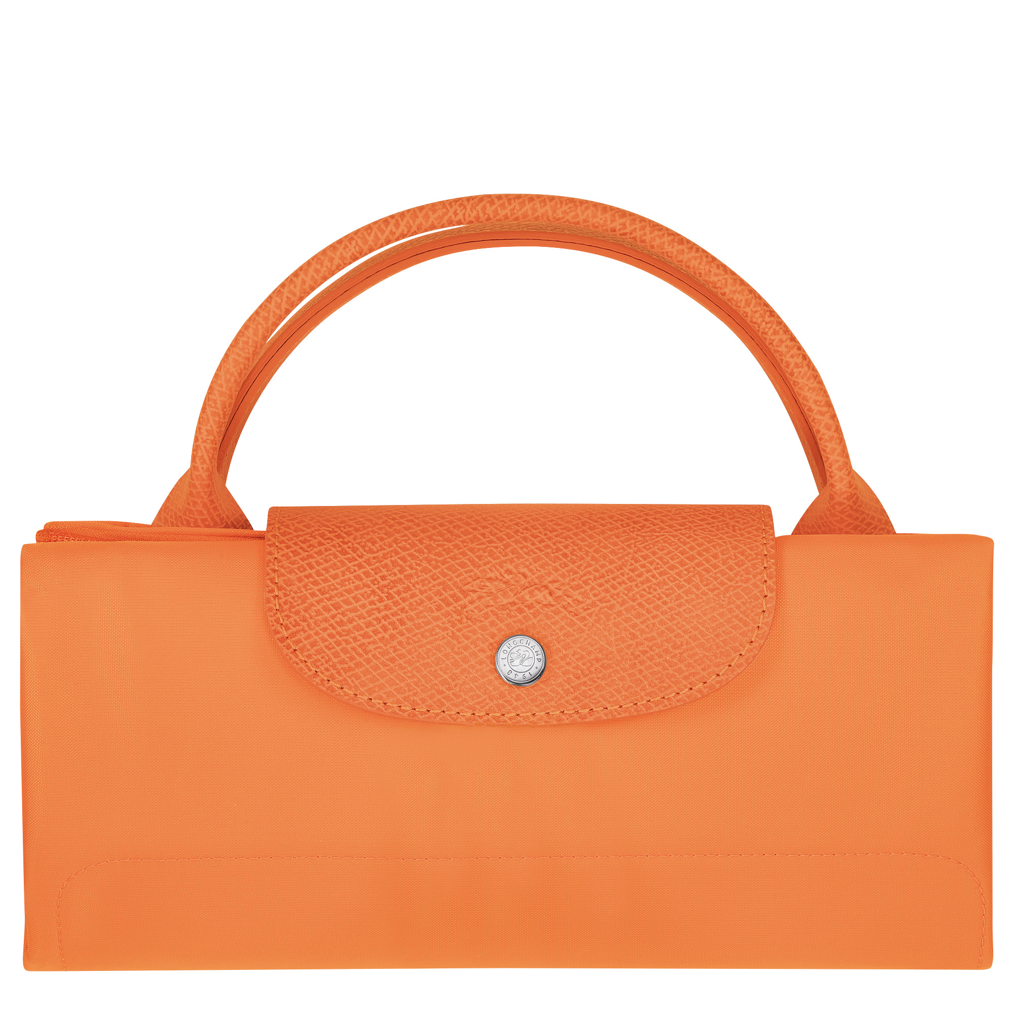 Le Pliage Green M Travel bag Orange - Recycled canvas - 6