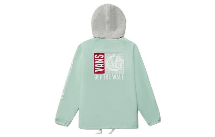 Vans Logo/Otw Printing Athleisure Casual Sports Jacket Couple Style Green VN0A489TV60 - 2