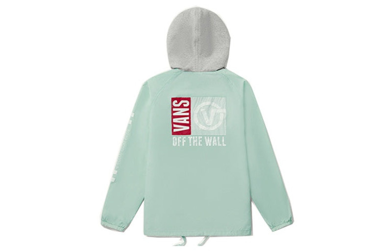 Vans Vans Logo/Otw Printing Athleisure Casual Sports Jacket Couple Style Green VN0A489TV60 outlook