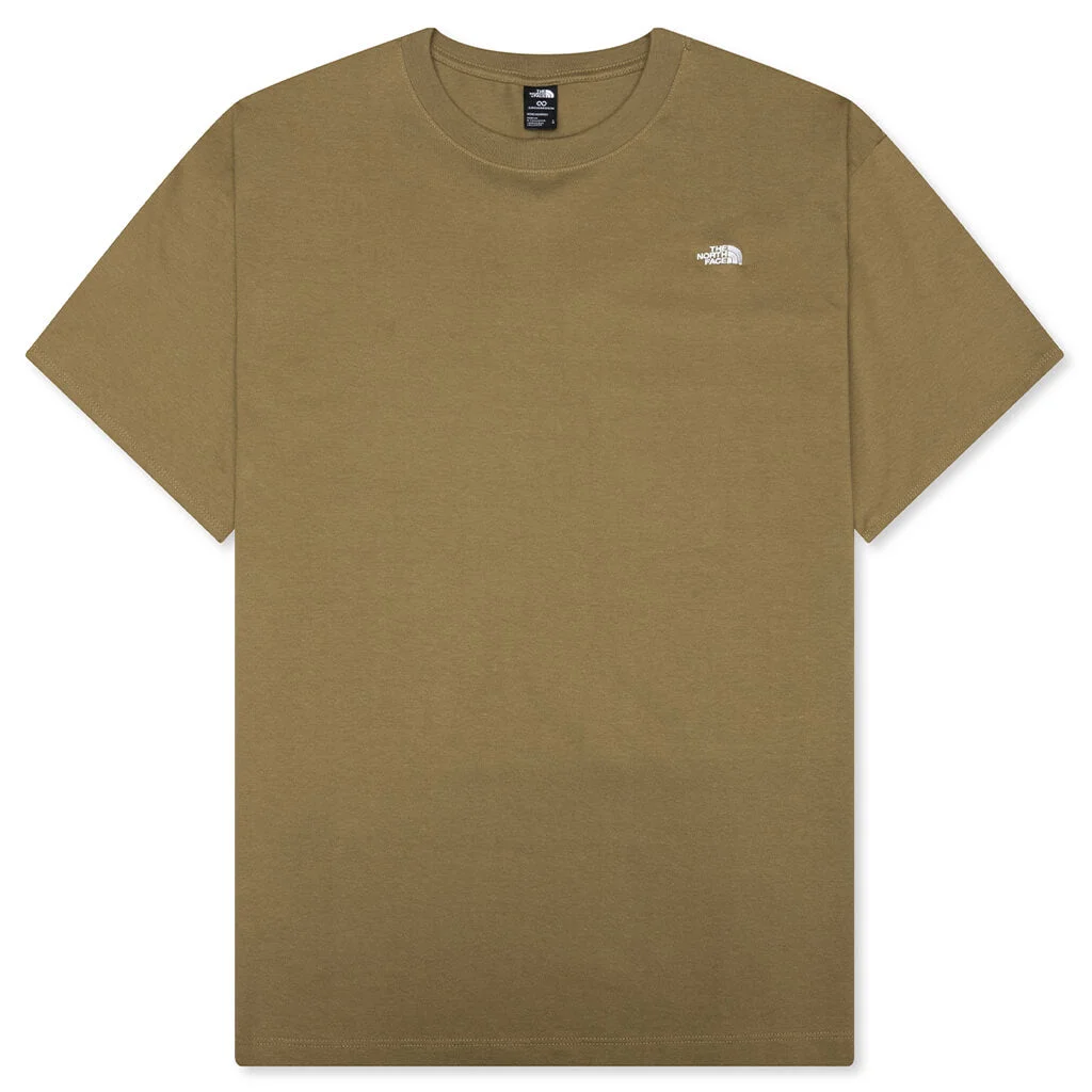 ESSENTIAL SIMPLE DOME OVERSIZED S/S TEE - OLIVE - 1