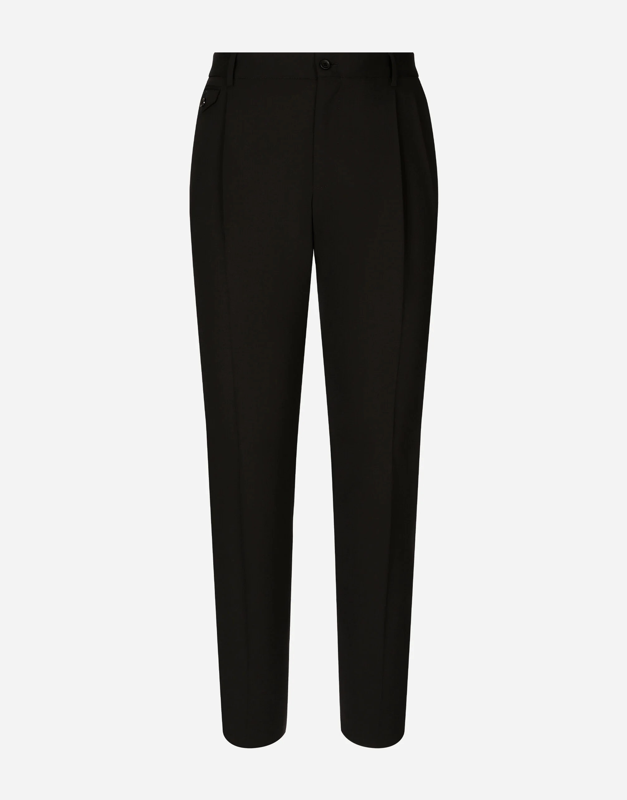 Stretch wool pants - 1