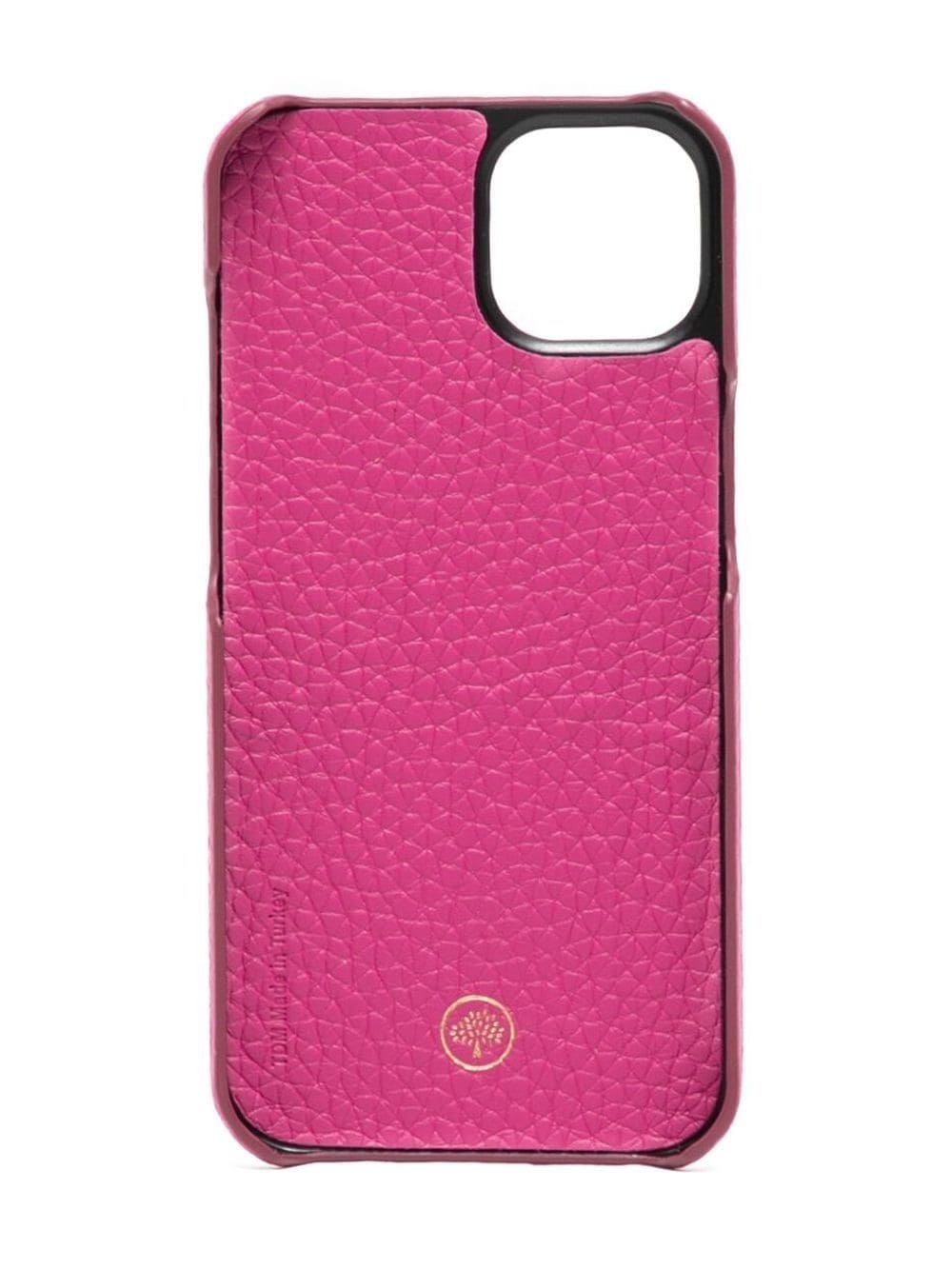 grained leather iPhone 13 case - 2