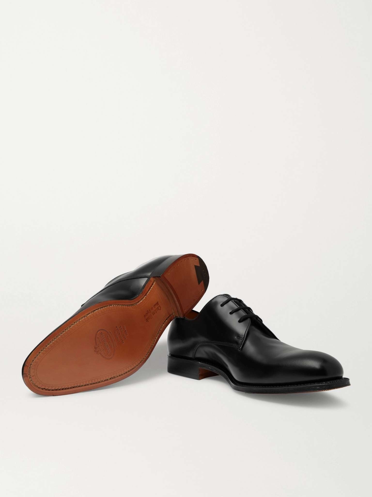 Oslo Polished-Leather Derby Shoes - 7