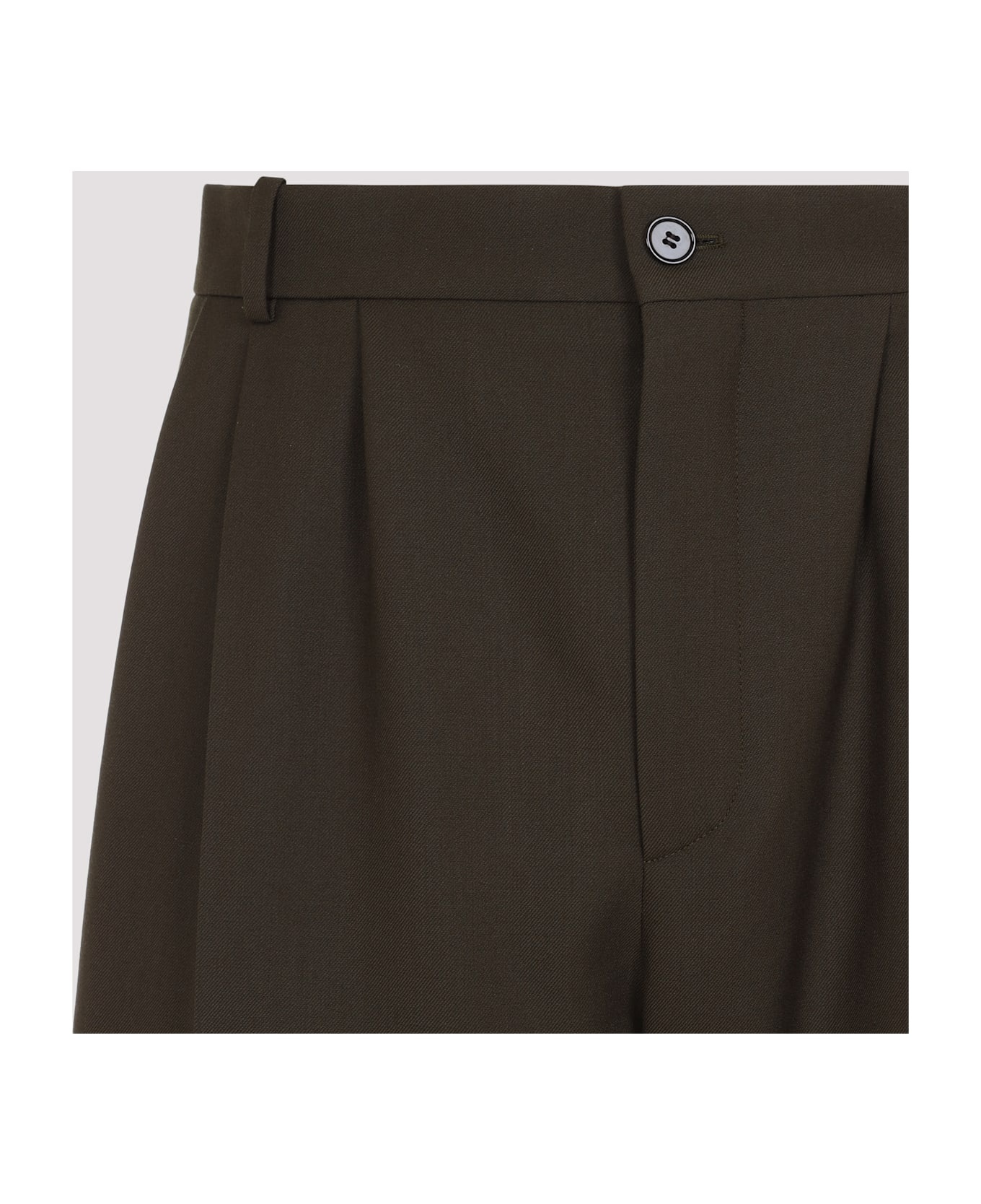 Saint Laurent Wool Pants With Creases - 5