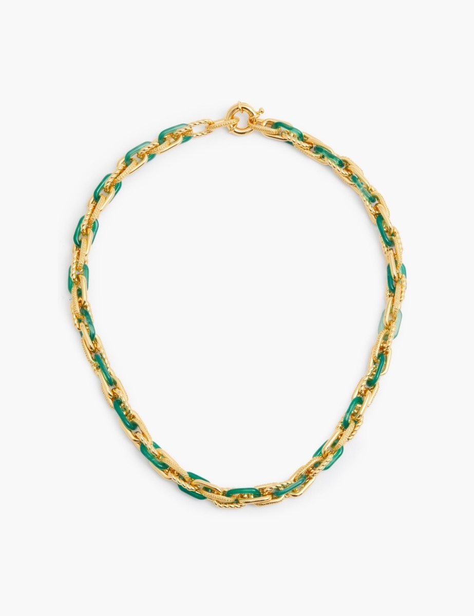 COLLAGE CHAIN LINK NECKLACE - 3