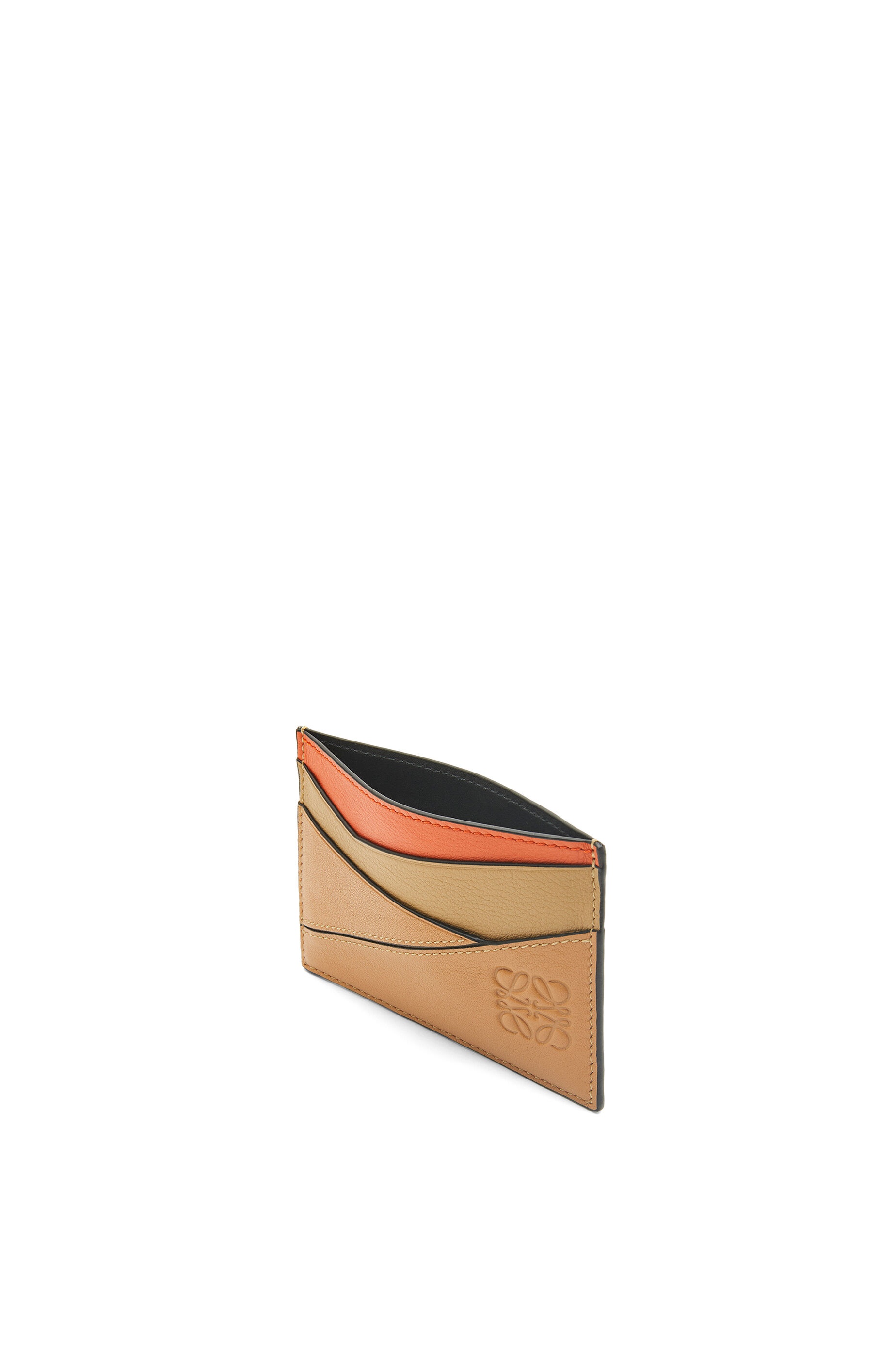 Puzzle plain cardholder in classic calfskin - 2