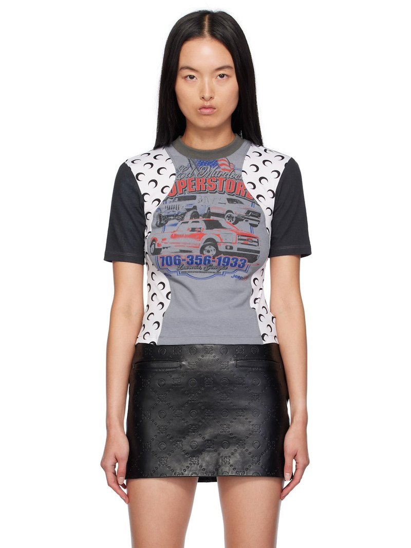 Gray Regenerated Graphic Baby Fit T-shirt 1