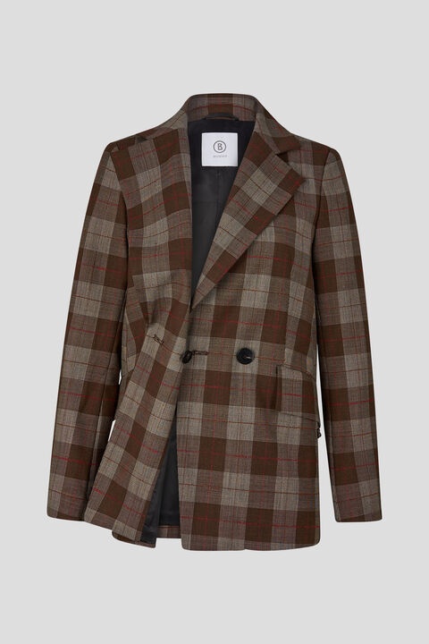 Philina Blazer in Brown/Red - 7