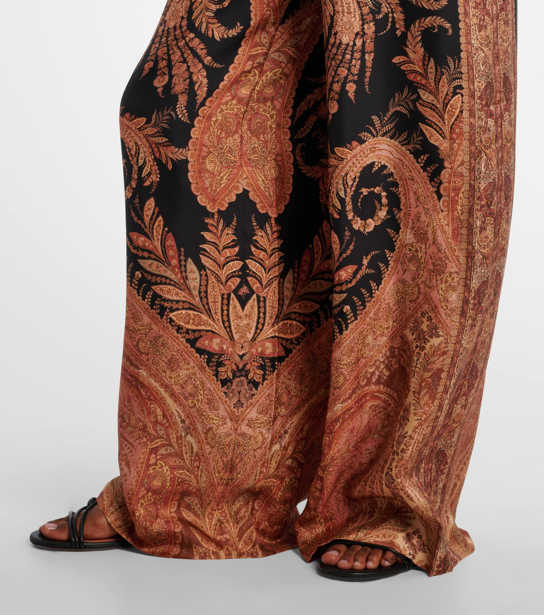 Hypnotic silk wide-leg pants - 5