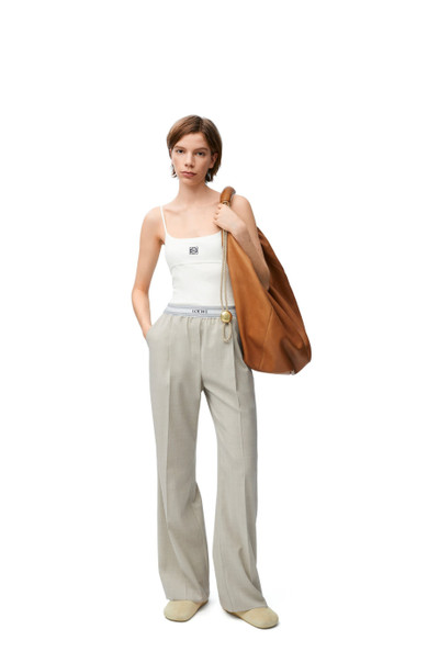 Loewe Anagram strappy top in cotton outlook