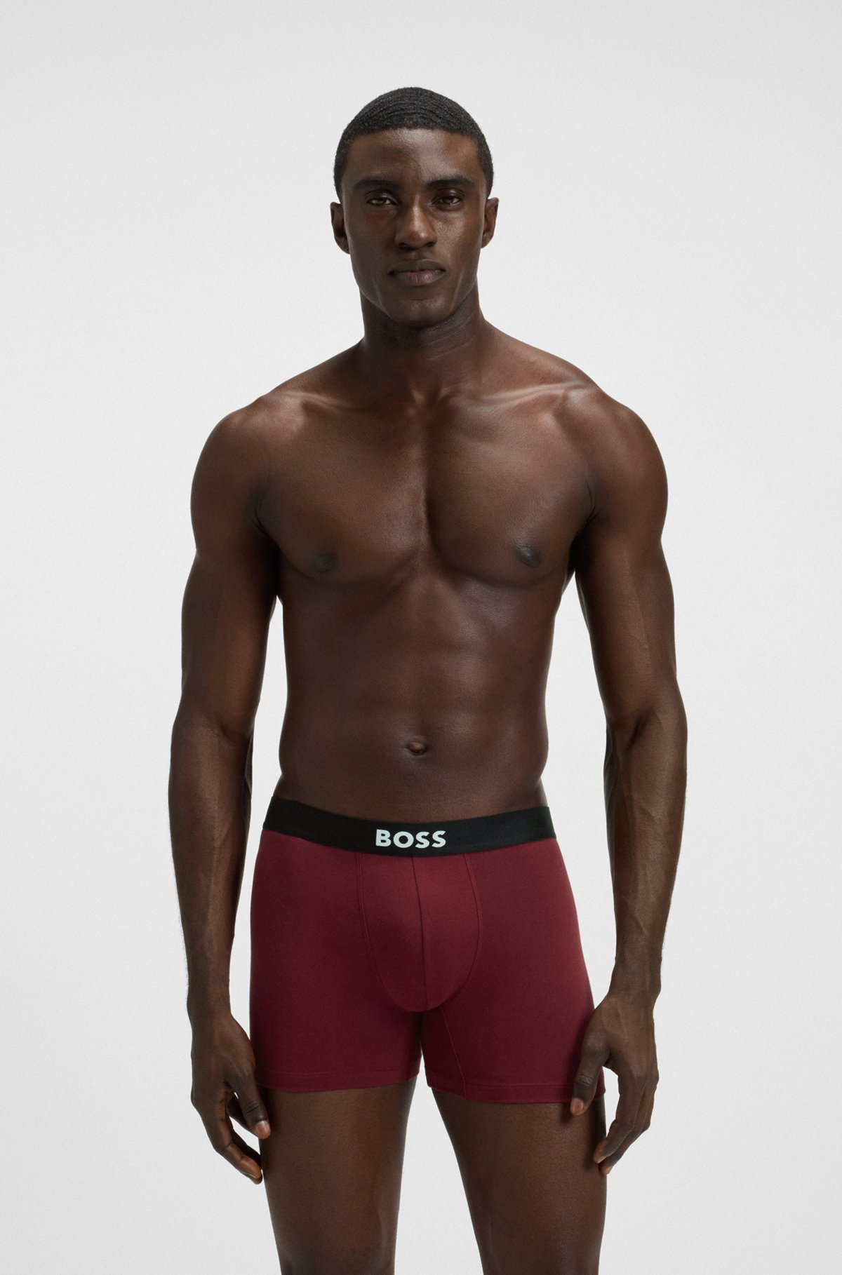 THREE-PACK OF BOXER BRIEFS IN STRETCH COTTON - 6