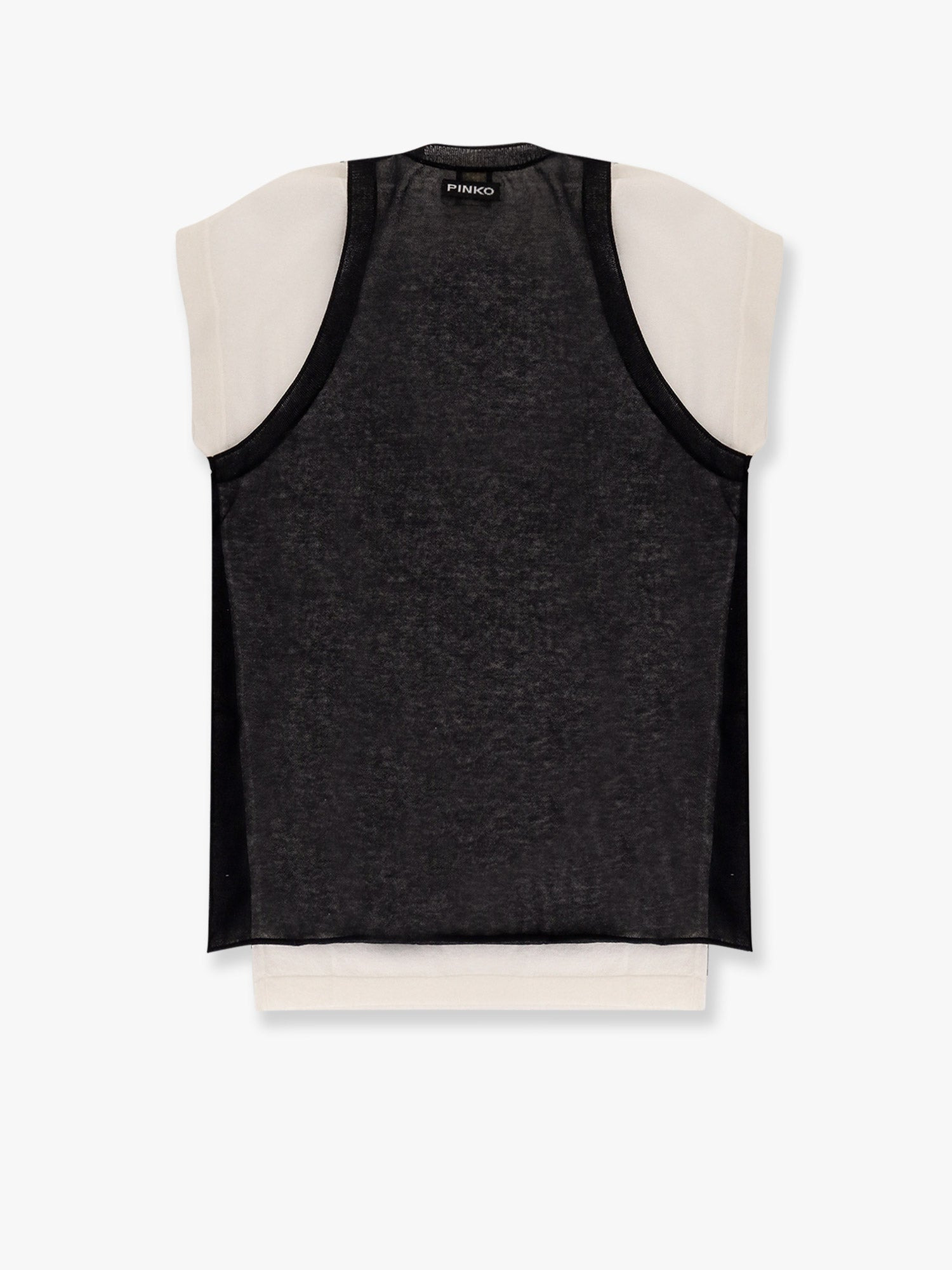 Pinko Mark Cotton Blend T-Shirt With Combined Top - 2