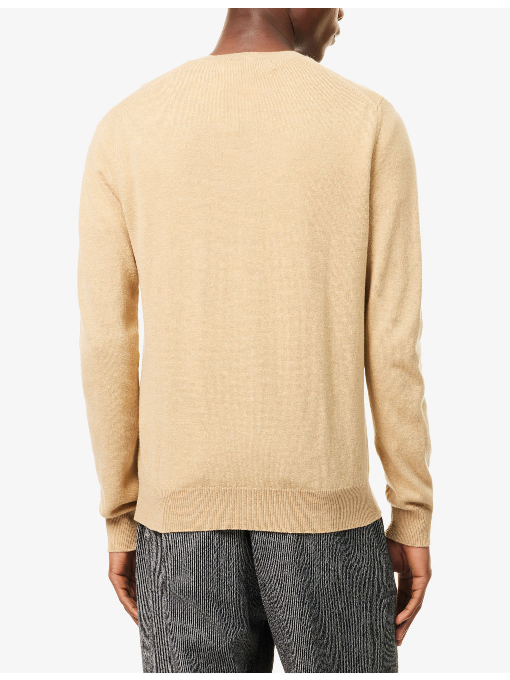 Logo-embroidered Crewneck Wool Cardigan - 4