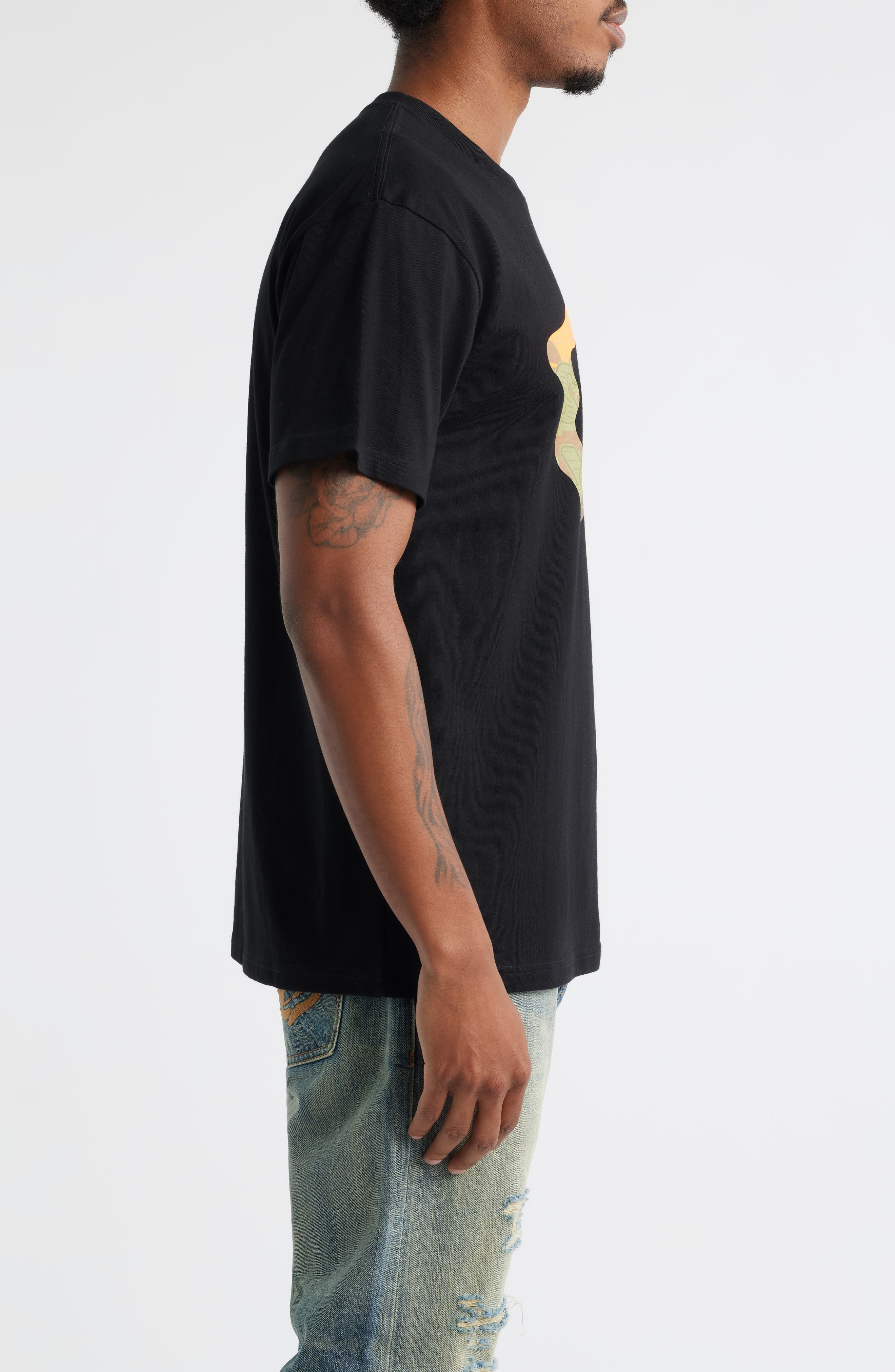 ICECREAM Worldwide Graphic T-Shirt in Black at Nordstrom - 3
