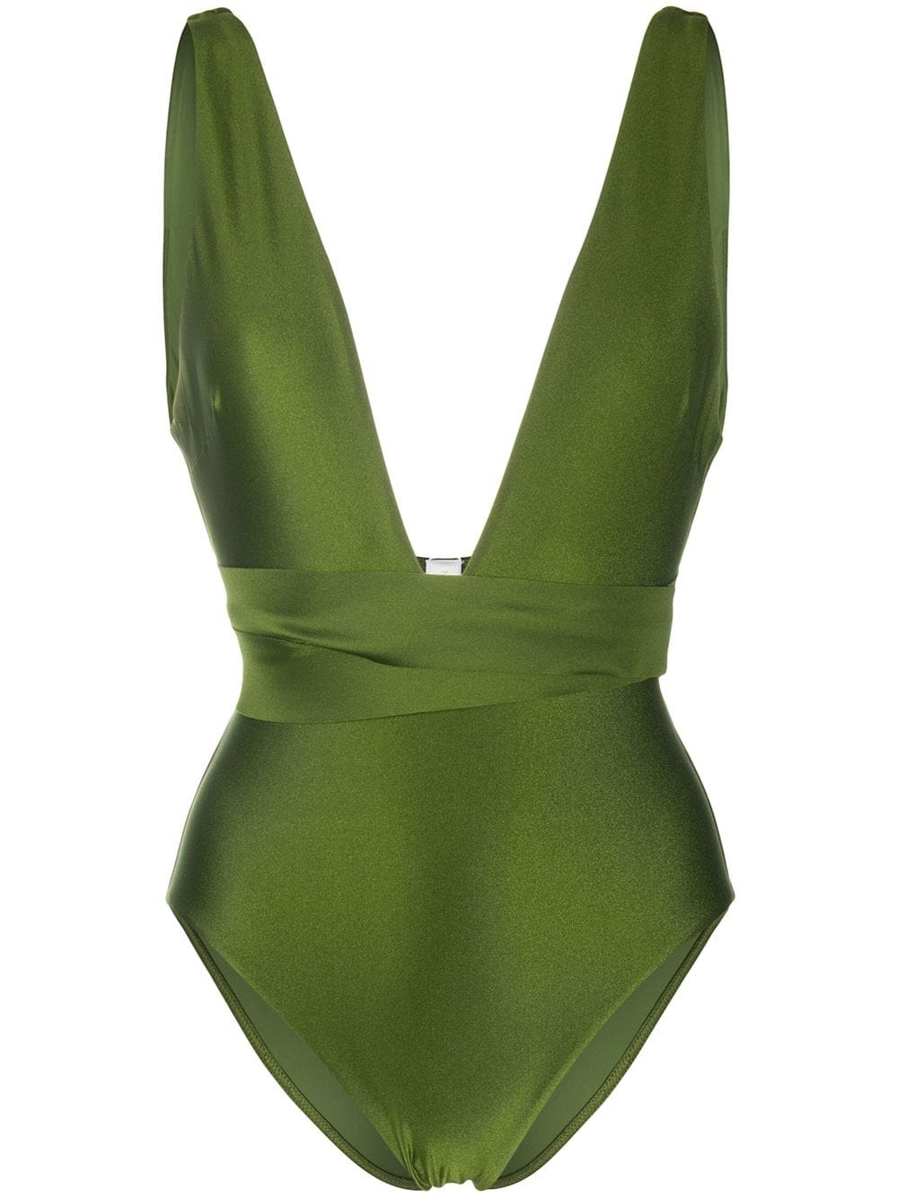 Empire tie waist swimsuit - 1