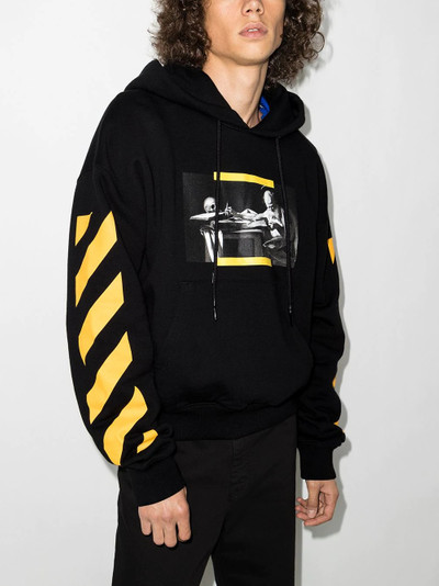 Off-White Carav Diag-stripe hoodie outlook