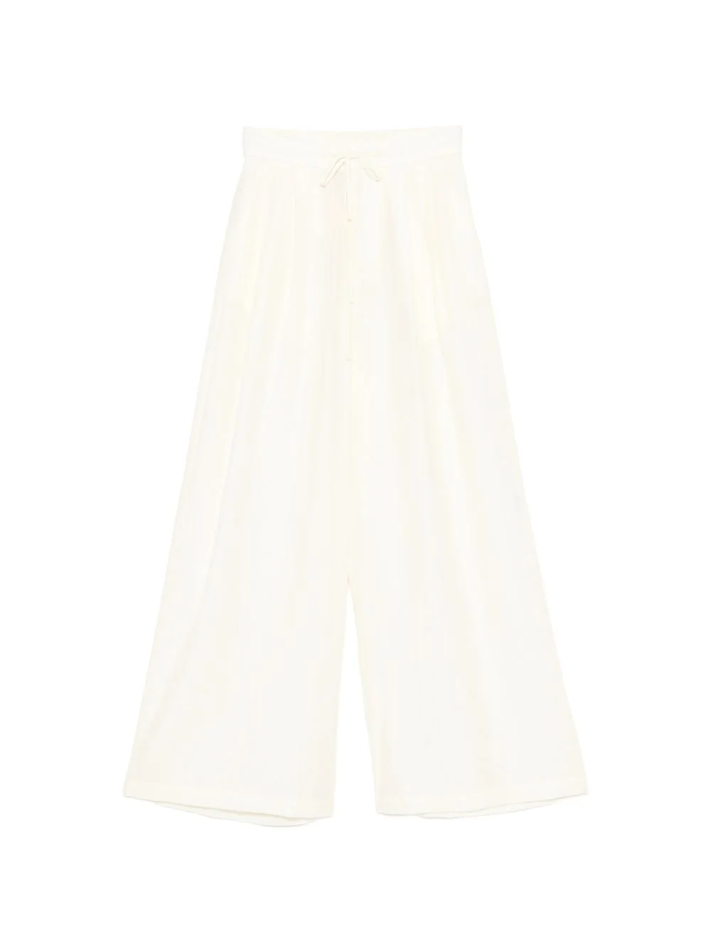 drawstring wide-leg trousers - 1