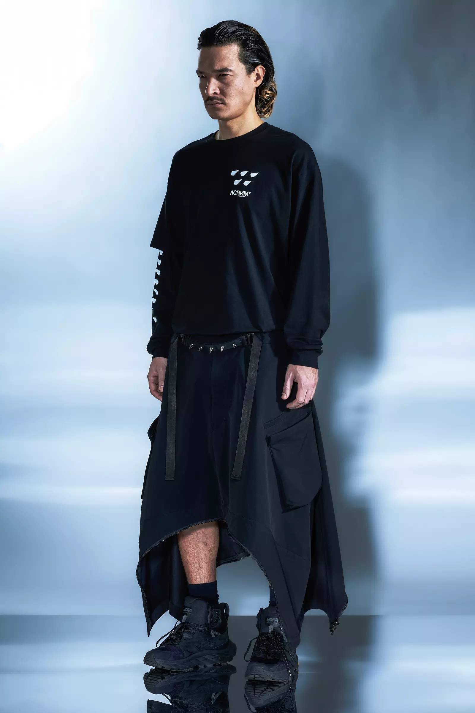 S29-PR-D 100% Cotton Long Sleeve T-shirt Black - 6