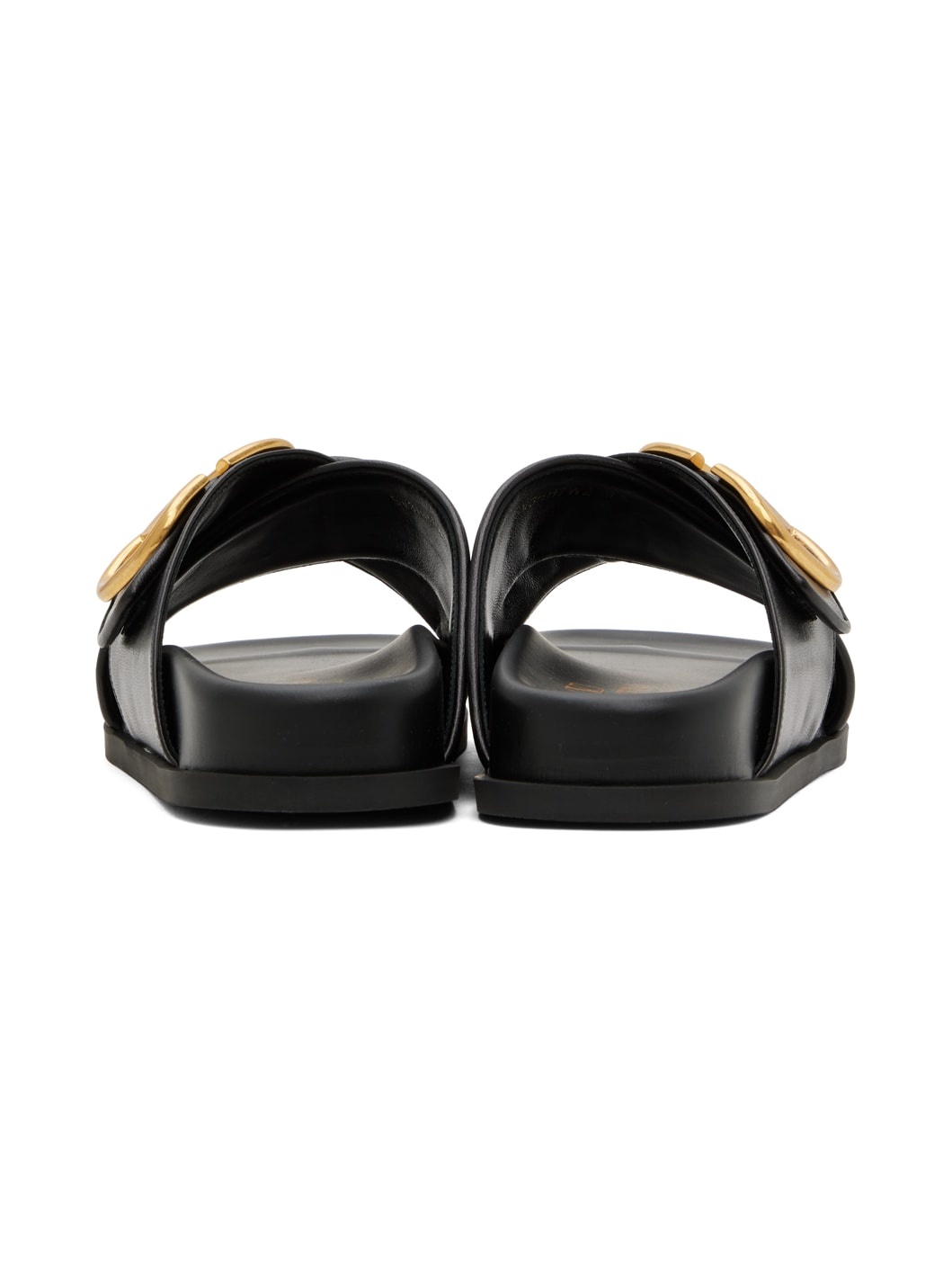 Black VLogo Sandals - 2
