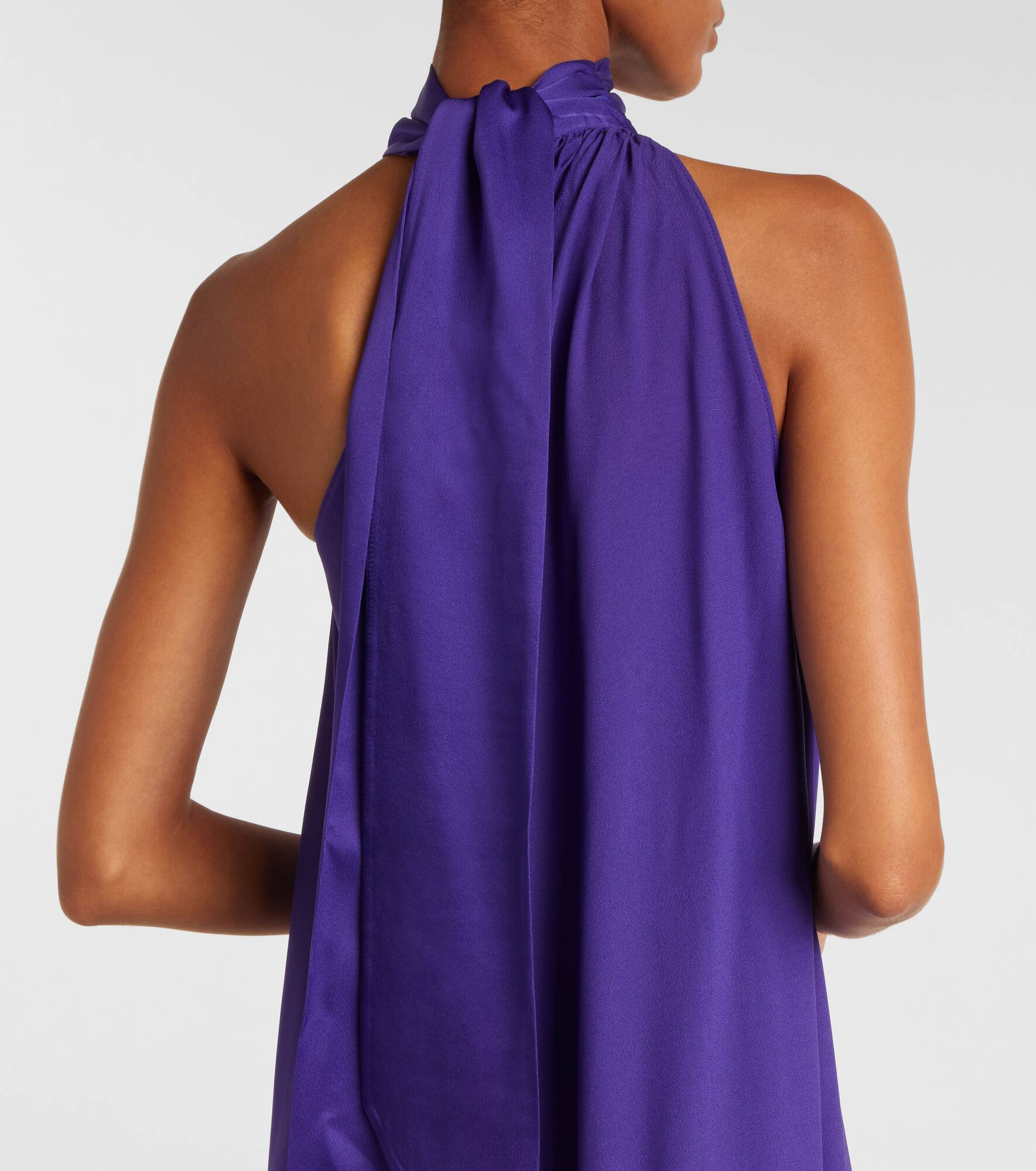 Astor scarf-detail maxi dress - 6