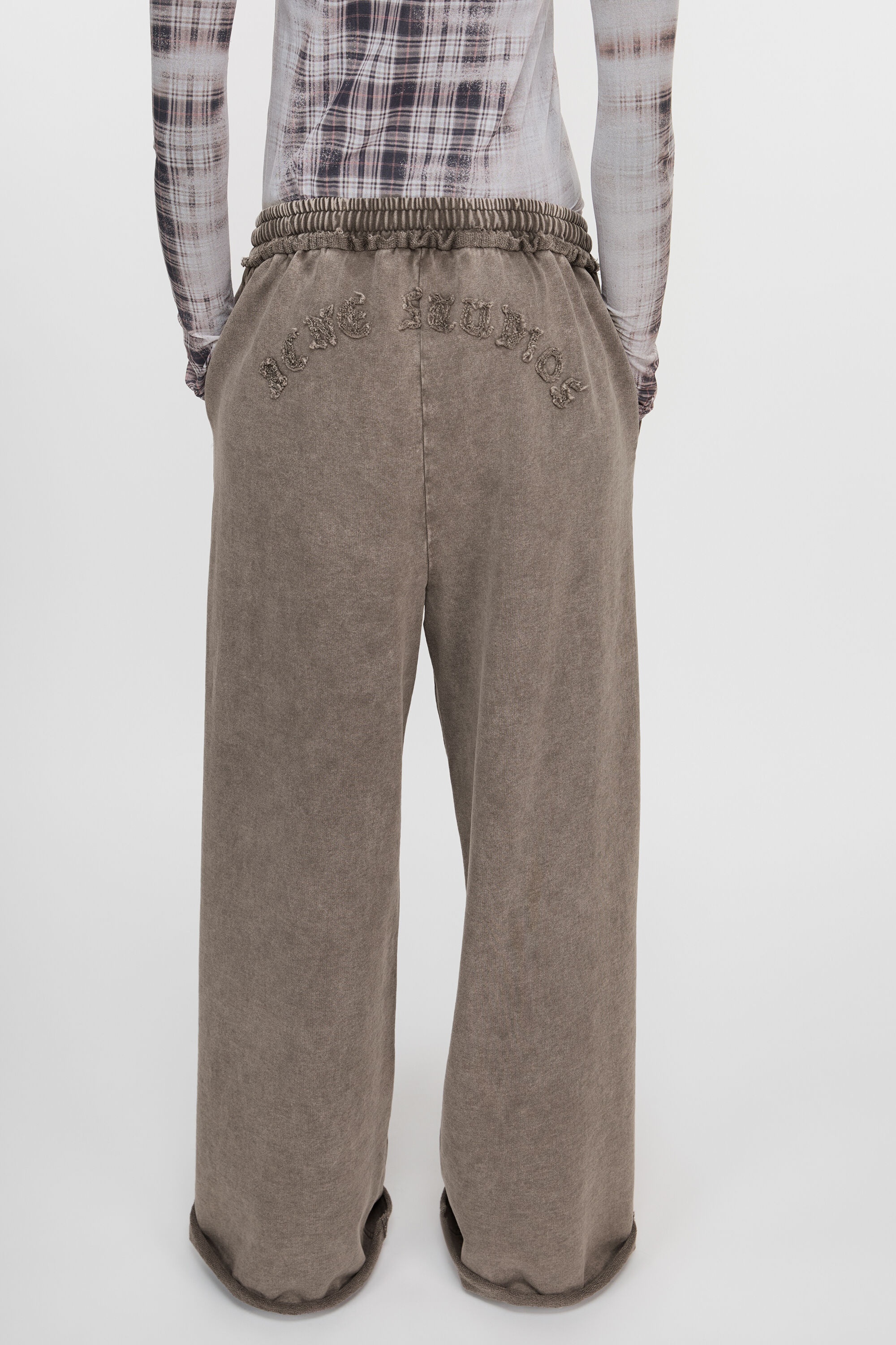 Logo sweatpants - Taupe Brown - 5