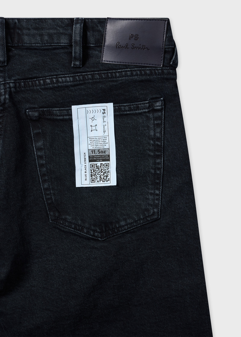 Paul Smith Slim Tapered-Fit Dark-Wash 'Blue Black Stretch' Jeans outlook