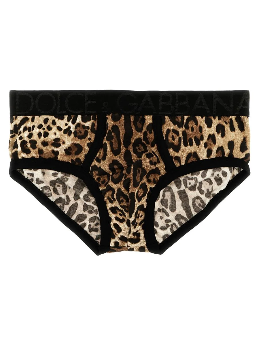 DOLCE & GABBANA ANIMAL PRINT BOXERS - 1