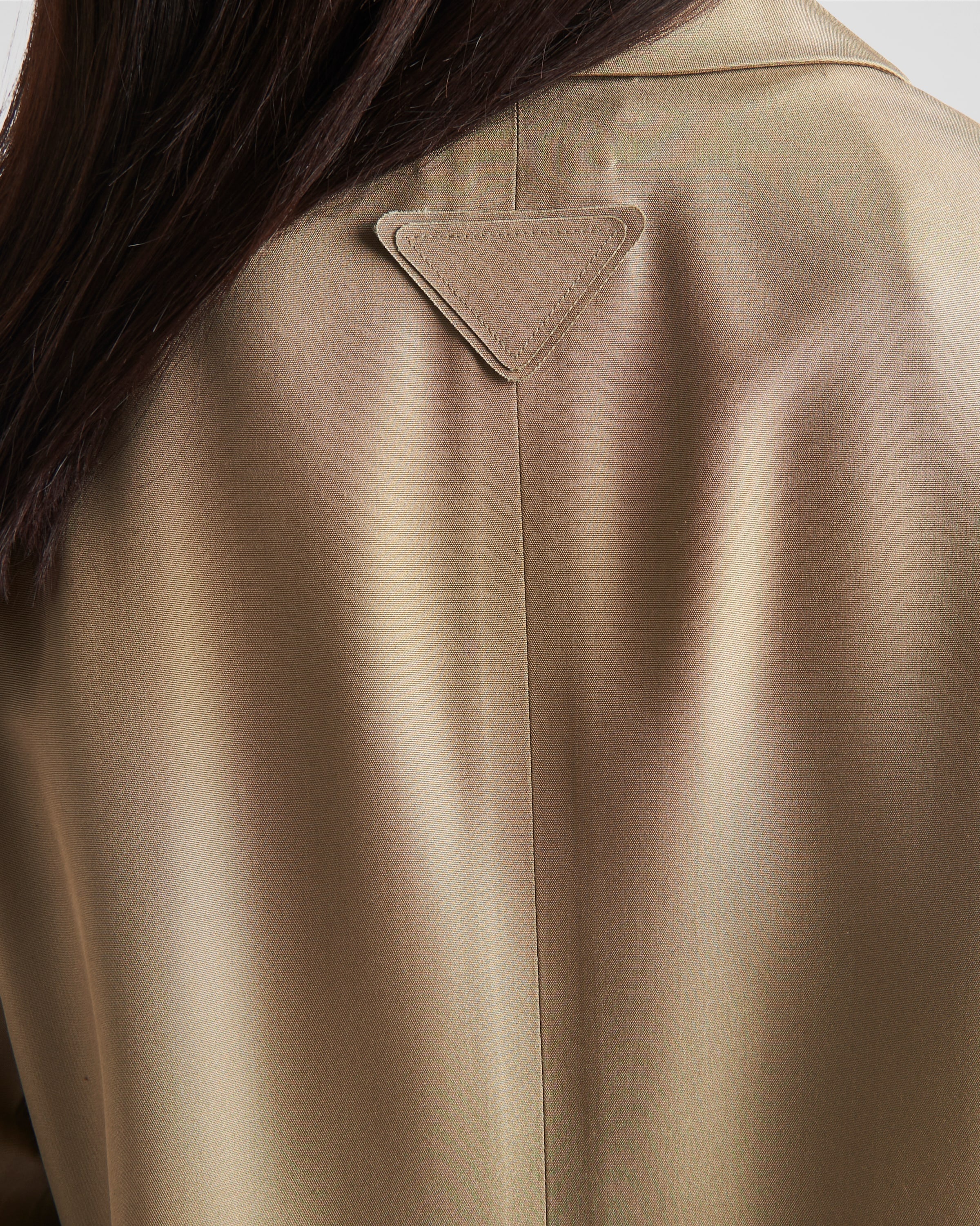 Single-breasted silk jacket - 6